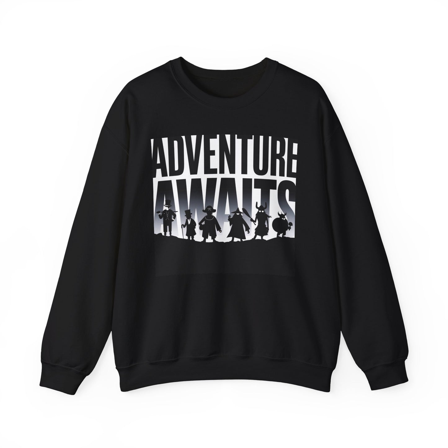 Adventure Awaits Sweatshirt Gildan 18000