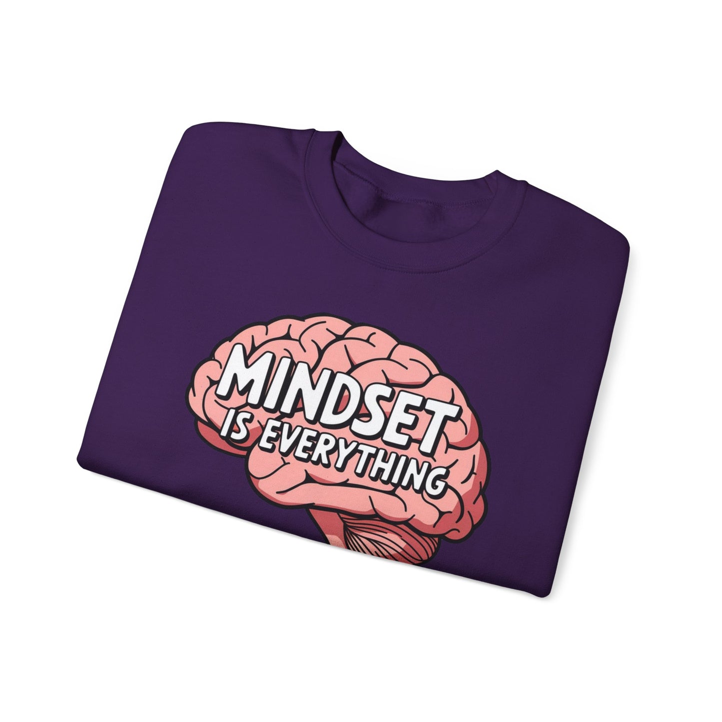 Mind Set Is Everything Unisex Heavy Blend™ Crewneck Sweatshirt Gildan 18000