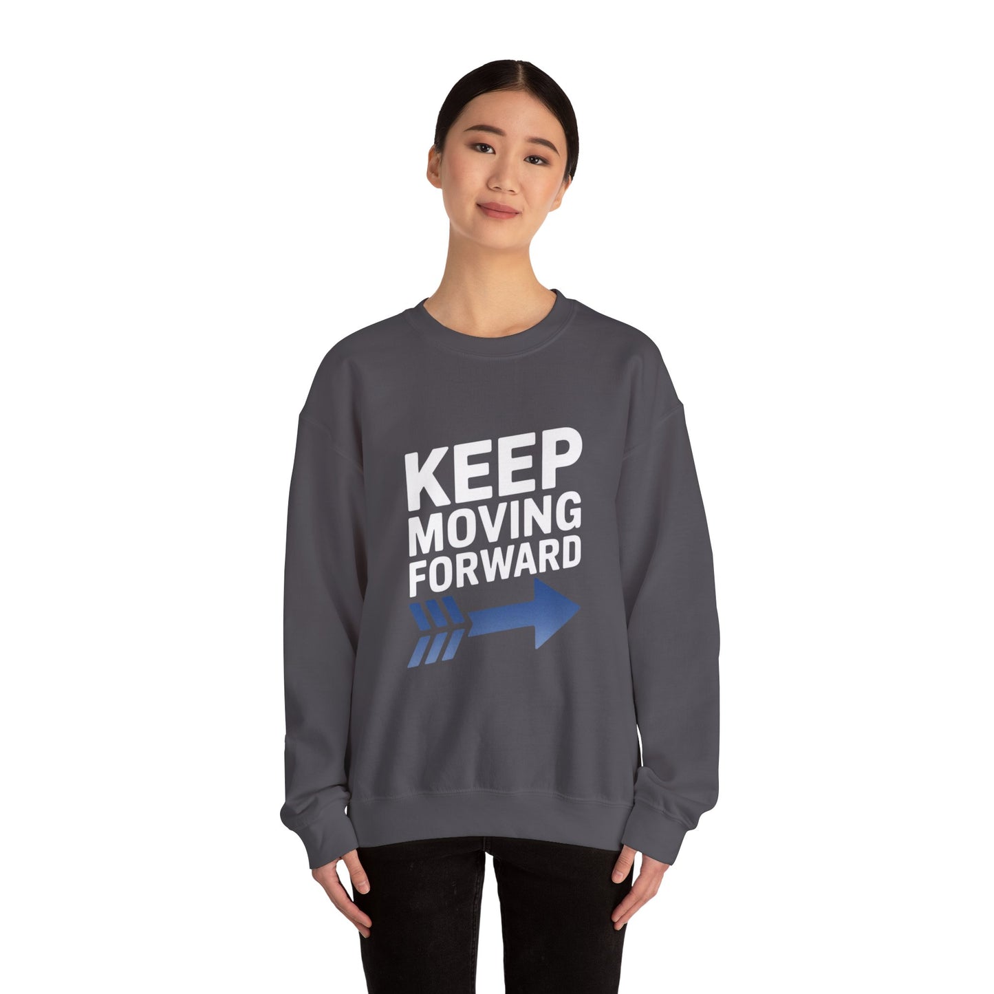 Keep Moving Forward Unisex Heavy Blend™ Crewneck Sweatshirt Gildan 18000