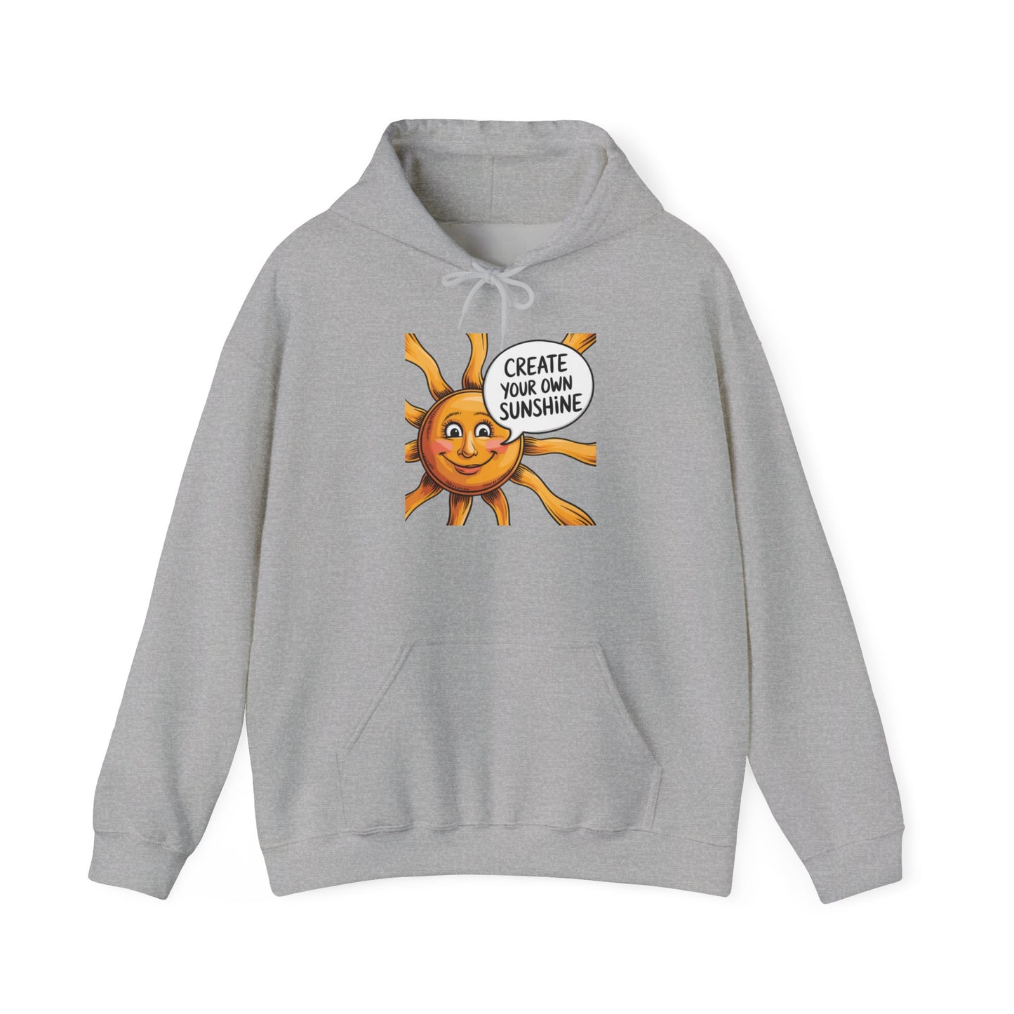 Create Your Own Sunshine Routine Hoodie, Hooded Sweatshirt