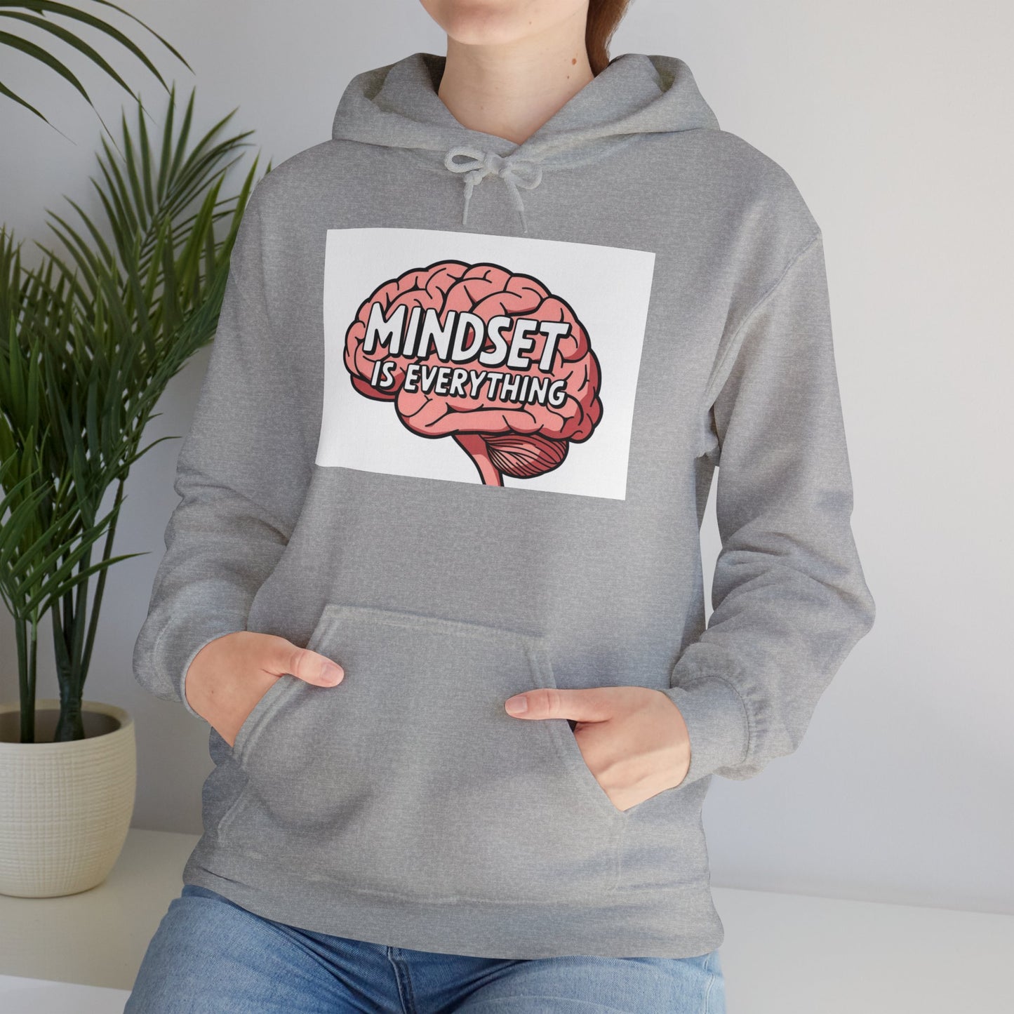 Mindset Is Everything Unisex Heavy Blend™ Hooded Sweatshirt Hoodie Gildan 18500