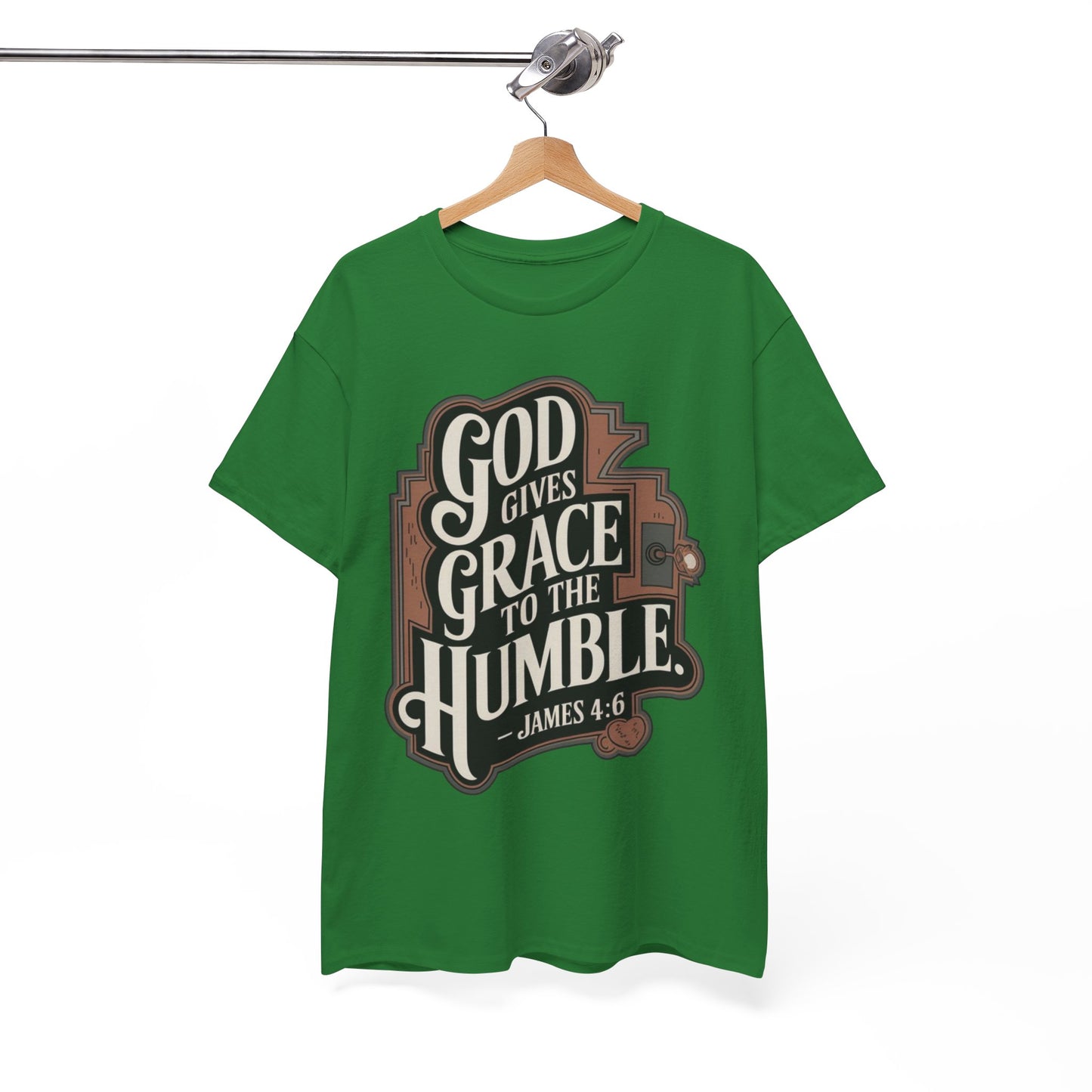 GOD Gives Grace To The Humble Unisex Heavy Cotton Tee