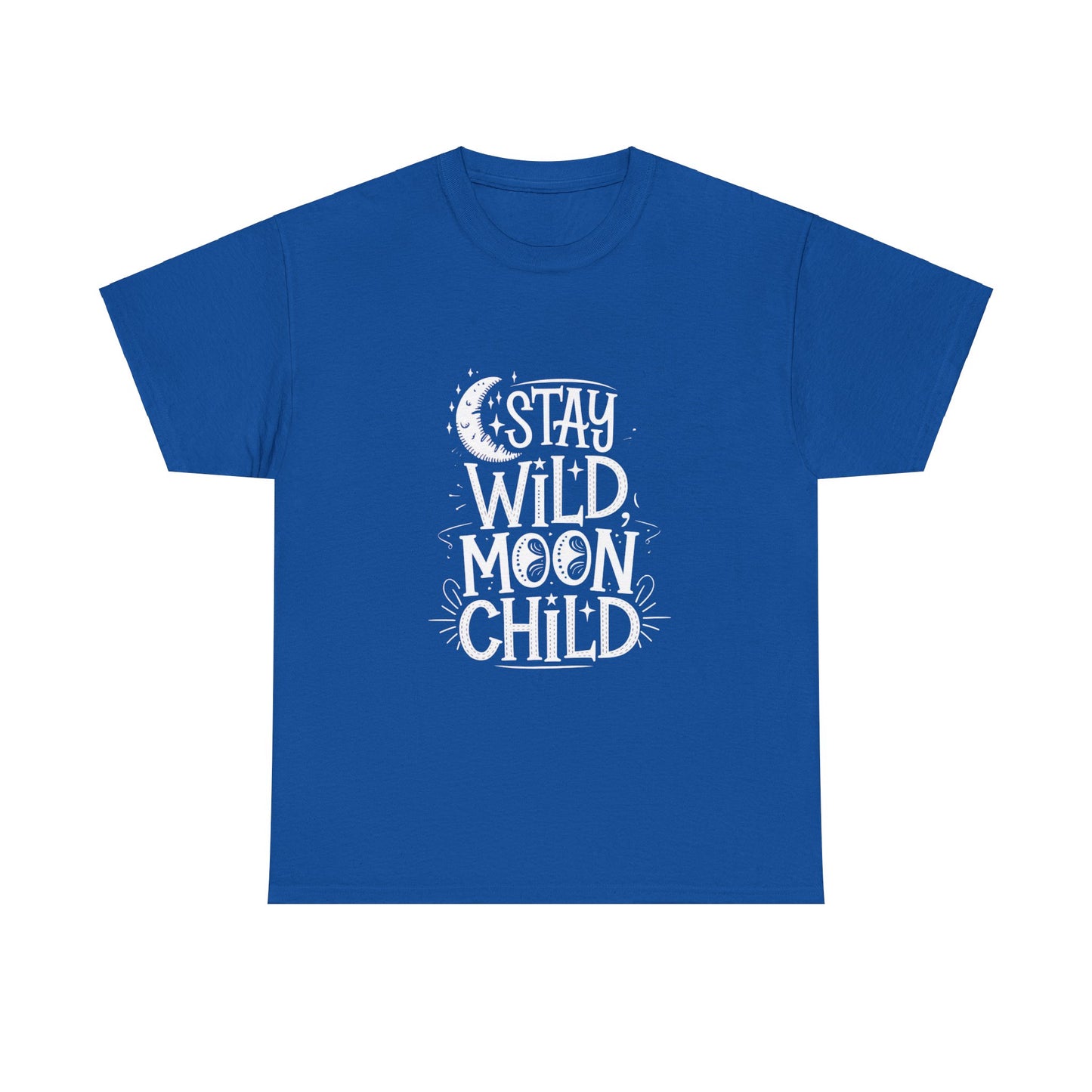 Stay Wild Moon Child Unisex Heavy Cotton Tee