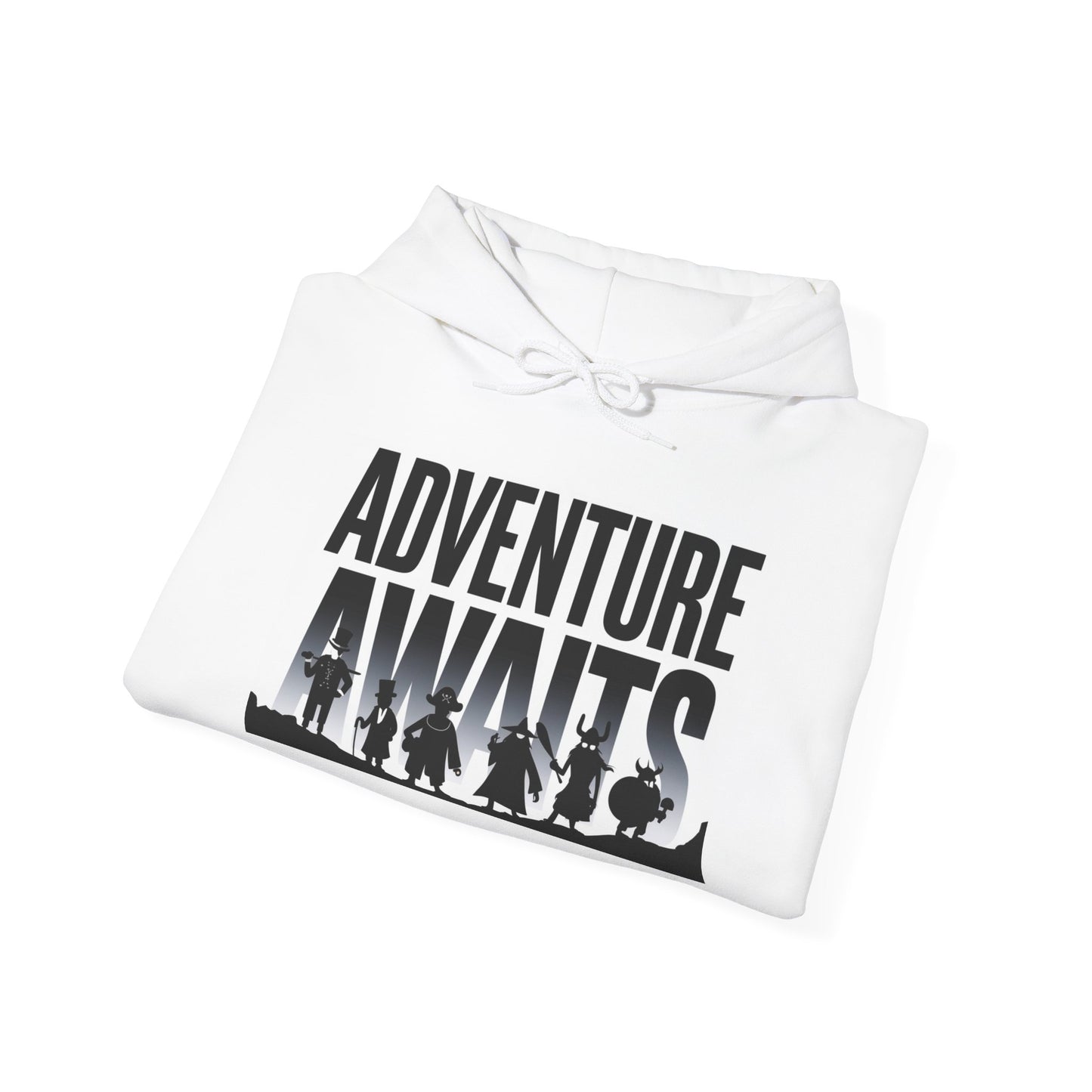 Adventure Awaits Unisex Heavy Blend™ Hoodie, Hooded Sweatshirt