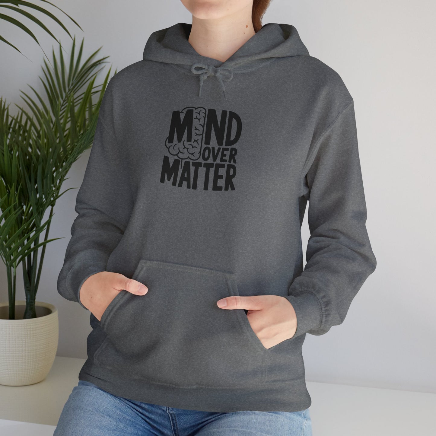 Mind Over Matter Hoodie Hooded Sweatshirt Gildan 18500