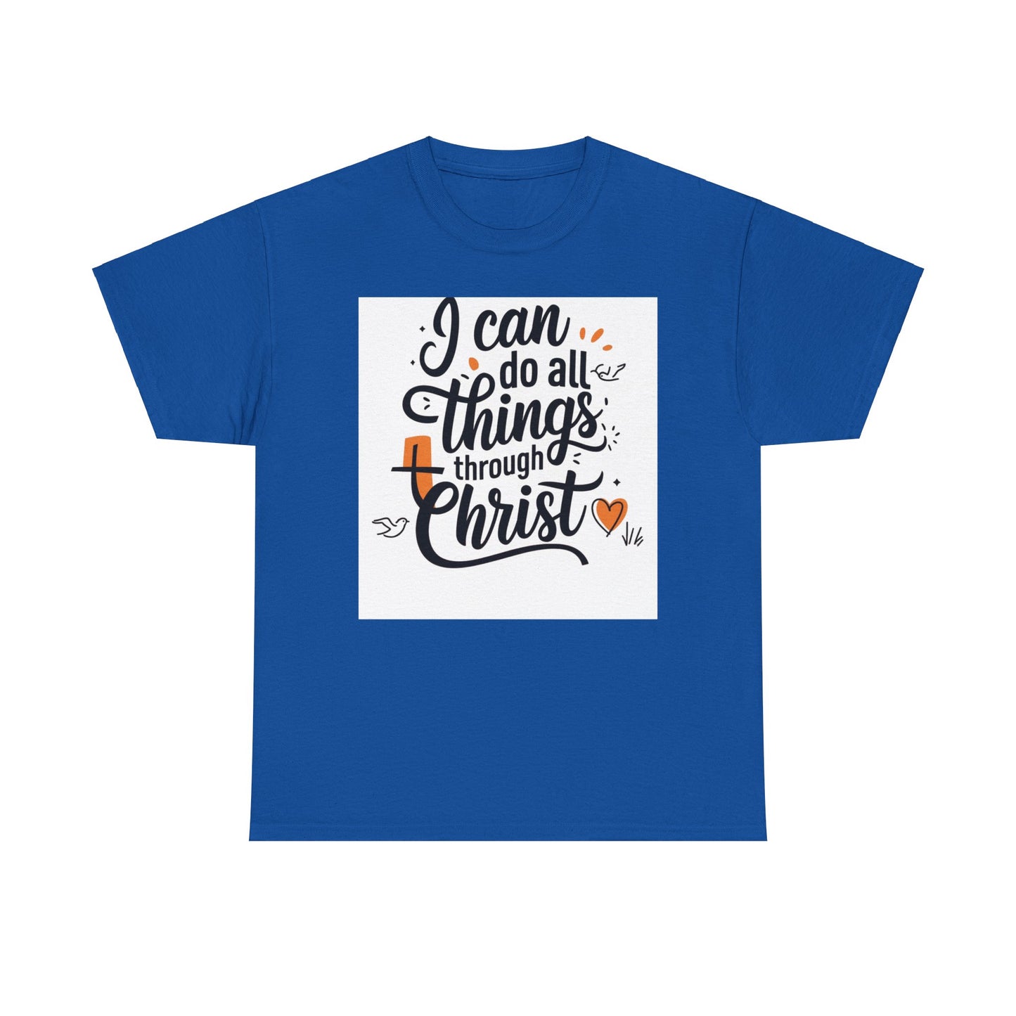 I Can Do All Things Through Christ Unisex Heavy Cotton Tee