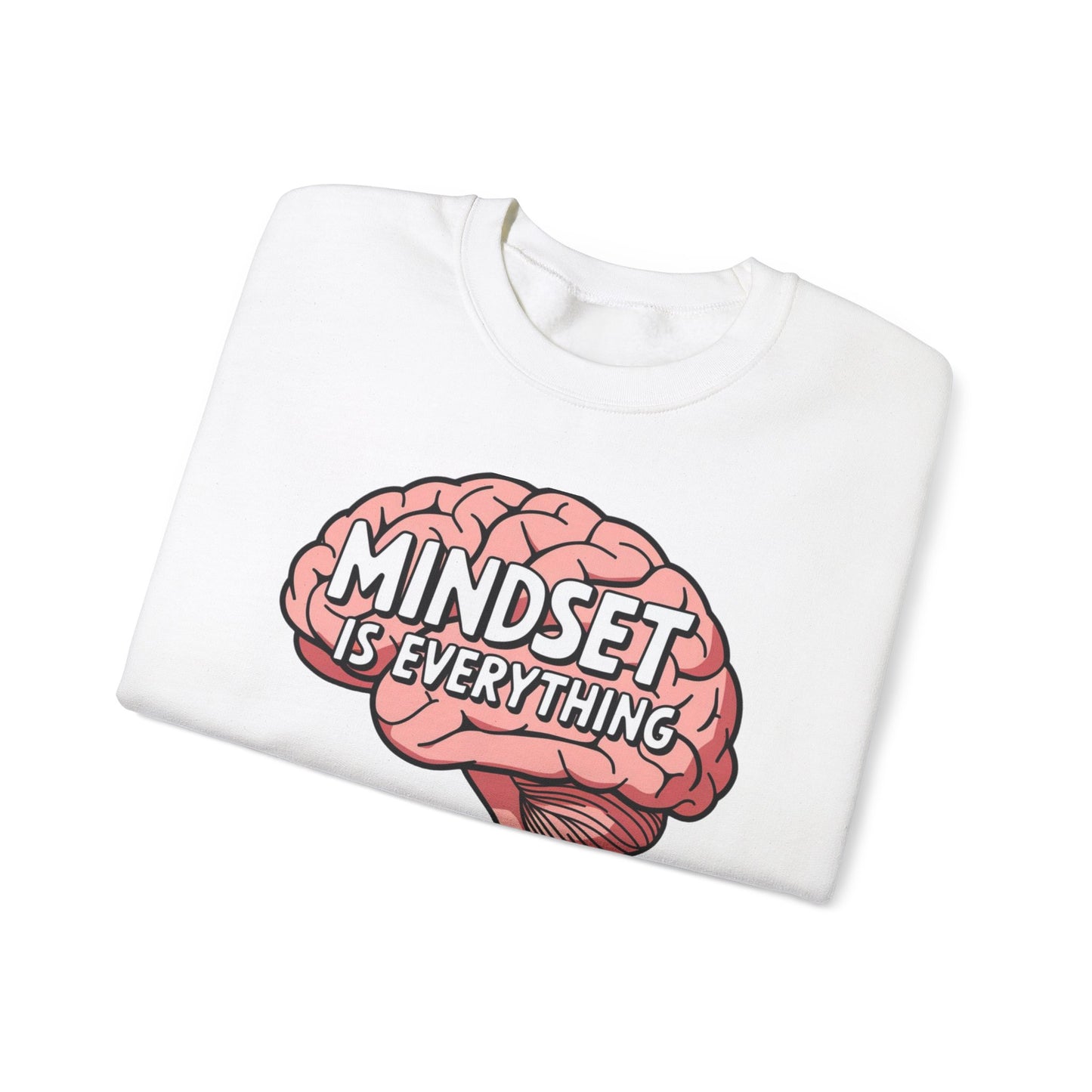 Mind Set Is Everything Unisex Heavy Blend™ Crewneck Sweatshirt Gildan 18000