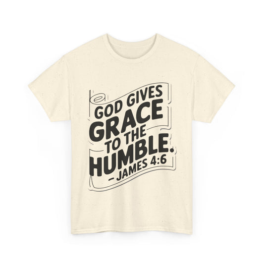 GOD Gives Grace To The Humble Unisex Heavy Cotton Tee