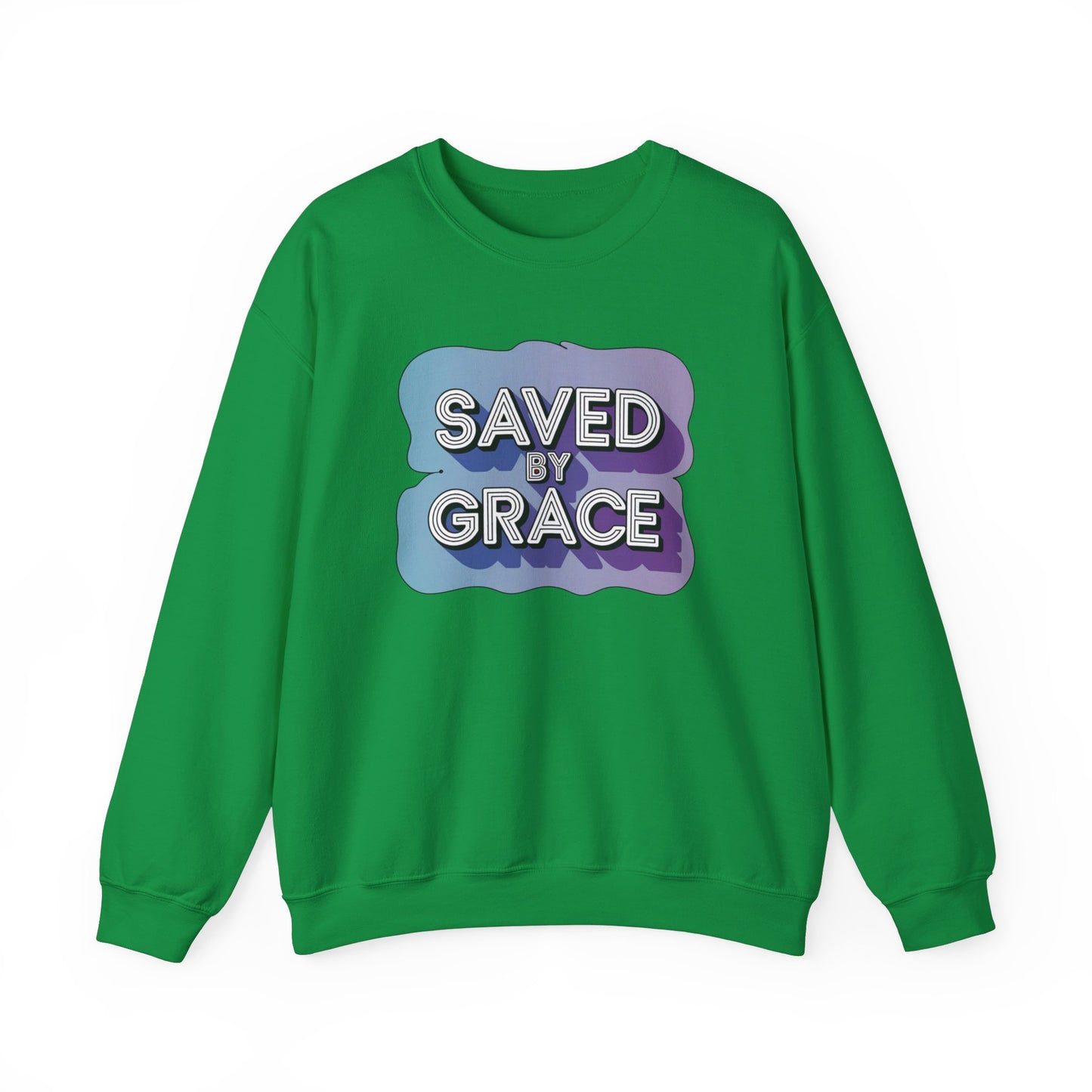 Saved By Grace  Unisex Heavy Blend™ Crewneck Sweatshirt