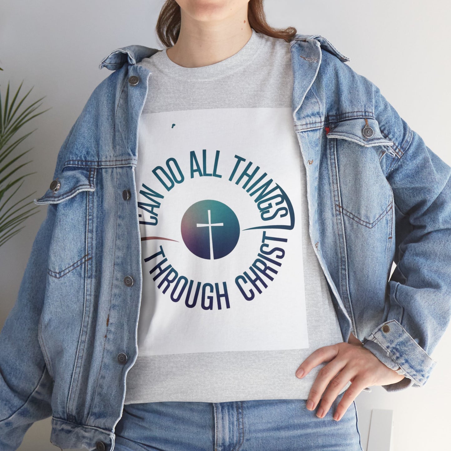 I Can Do All Things through Christ Unisex Heavy Cotton Tee