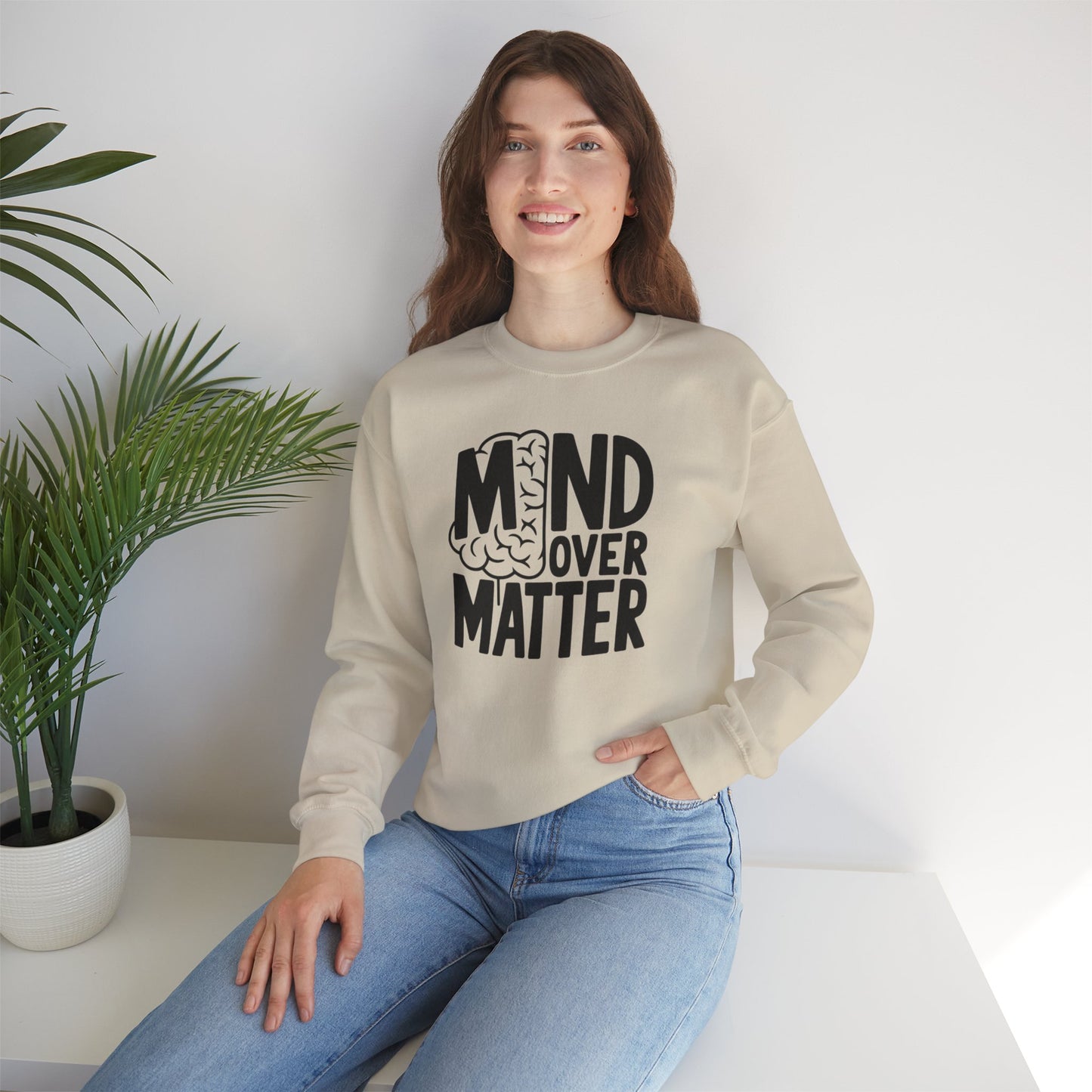 Mind Over Matter Sweatshirt Gildan 18000