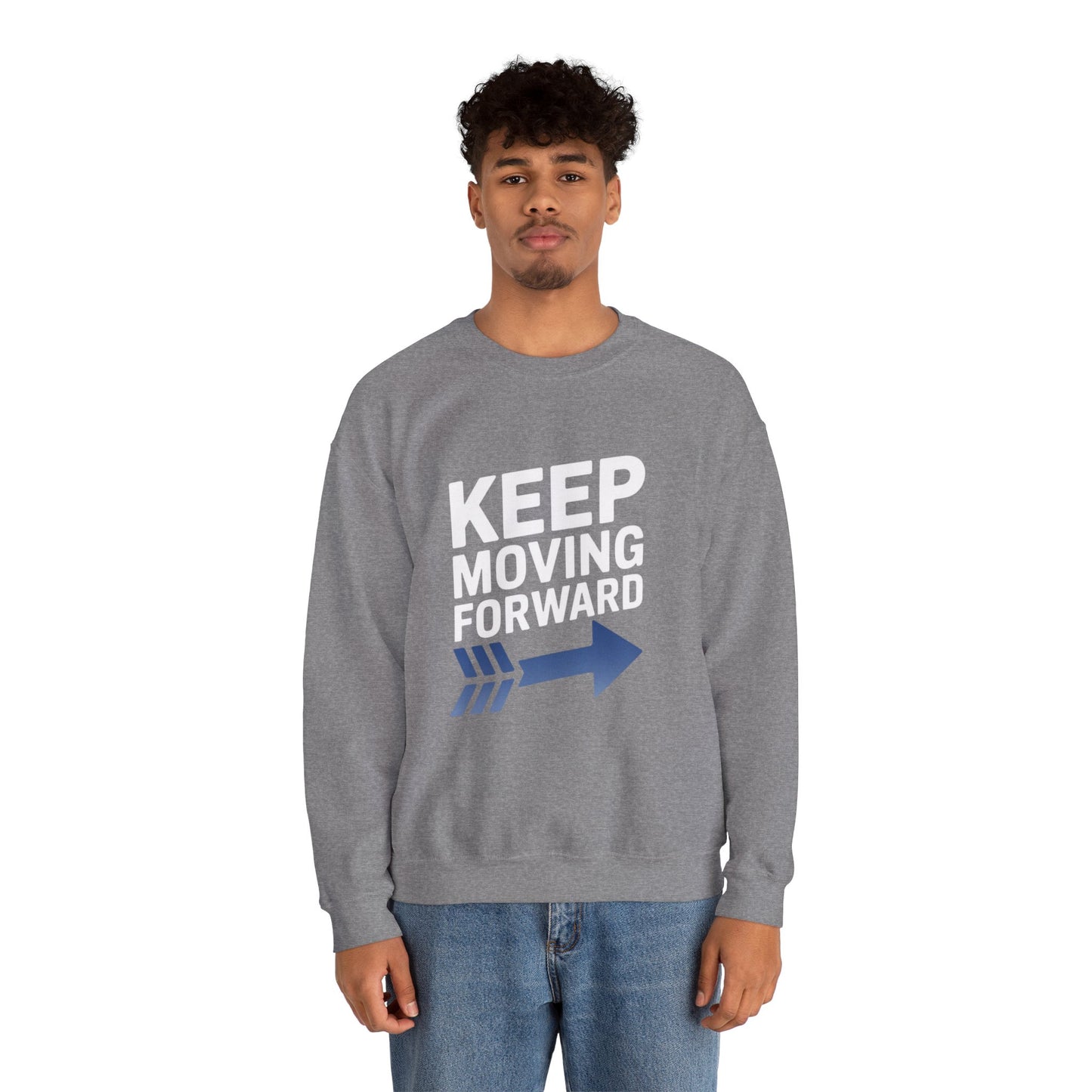 Keep Moving Forward Unisex Heavy Blend™ Crewneck Sweatshirt Gildan 18000