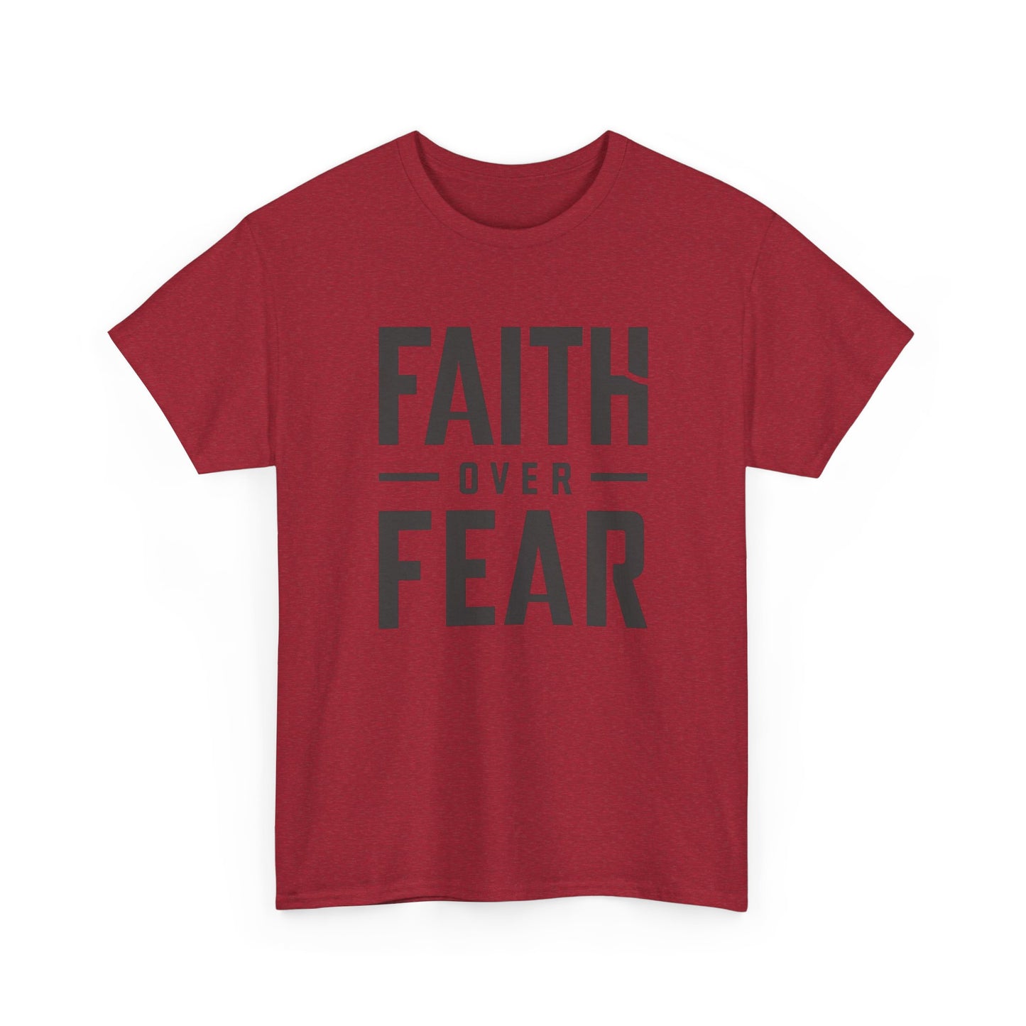 Faith Over Fear Unisex Heavy Cotton Tee