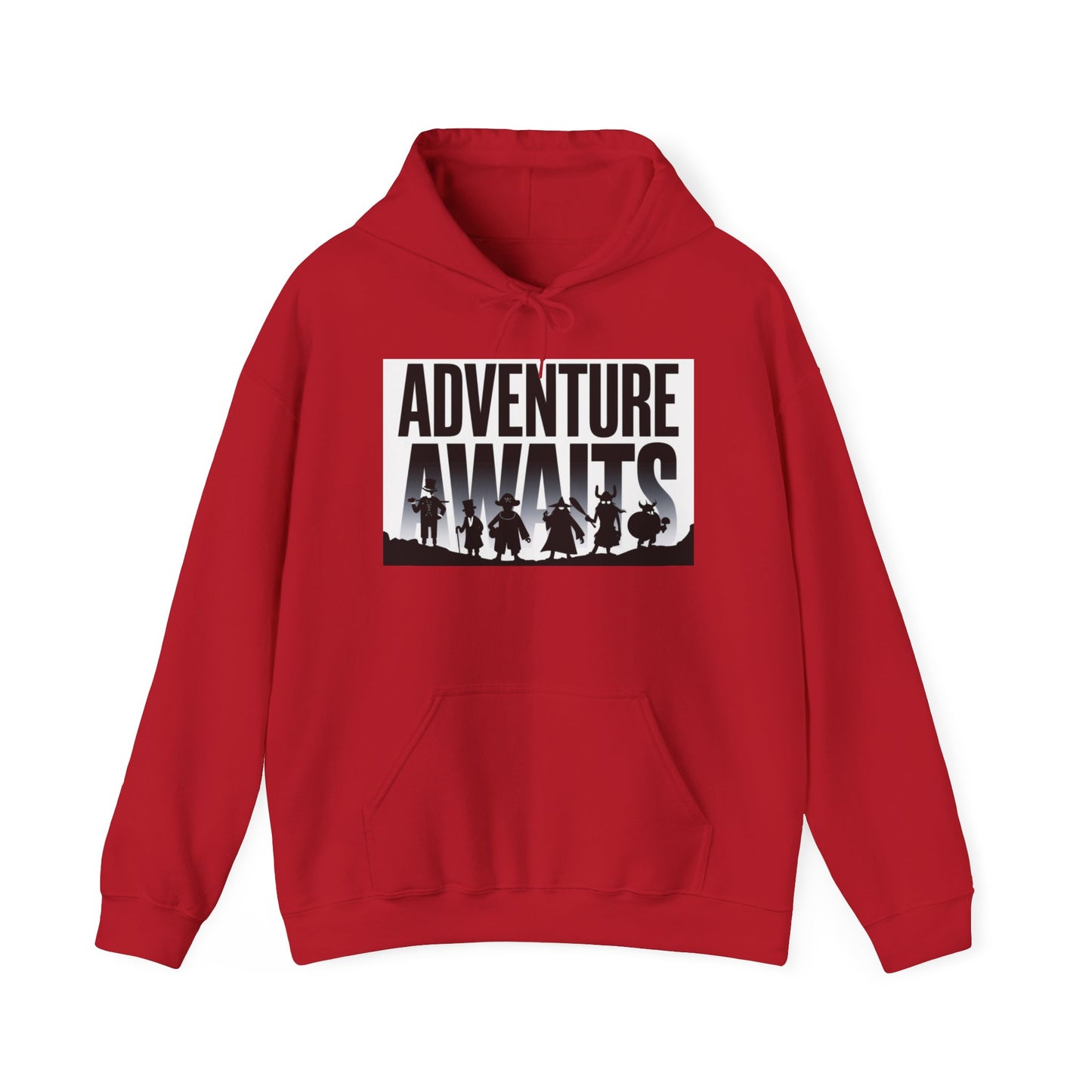 Adventure Awaits Unisex Heavy Blend™ Hoodie, Hooded Sweatshirt