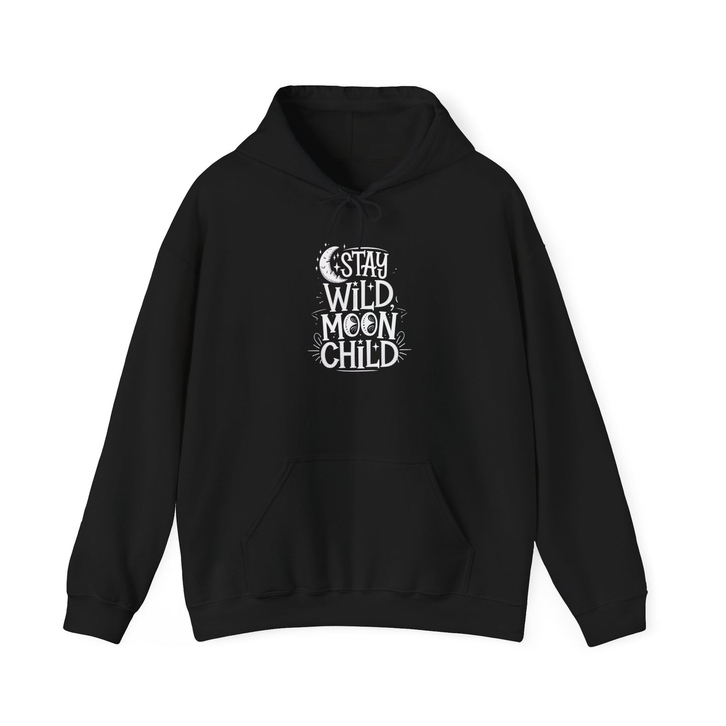 Stay Wild Moon Child Unisex Heavy Blend™ Hooded Sweatshirt Hoodie Gildan 18500