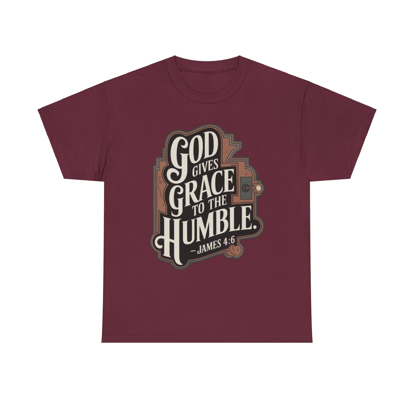 GOD Gives Grace To The Humble Unisex Heavy Cotton Tee