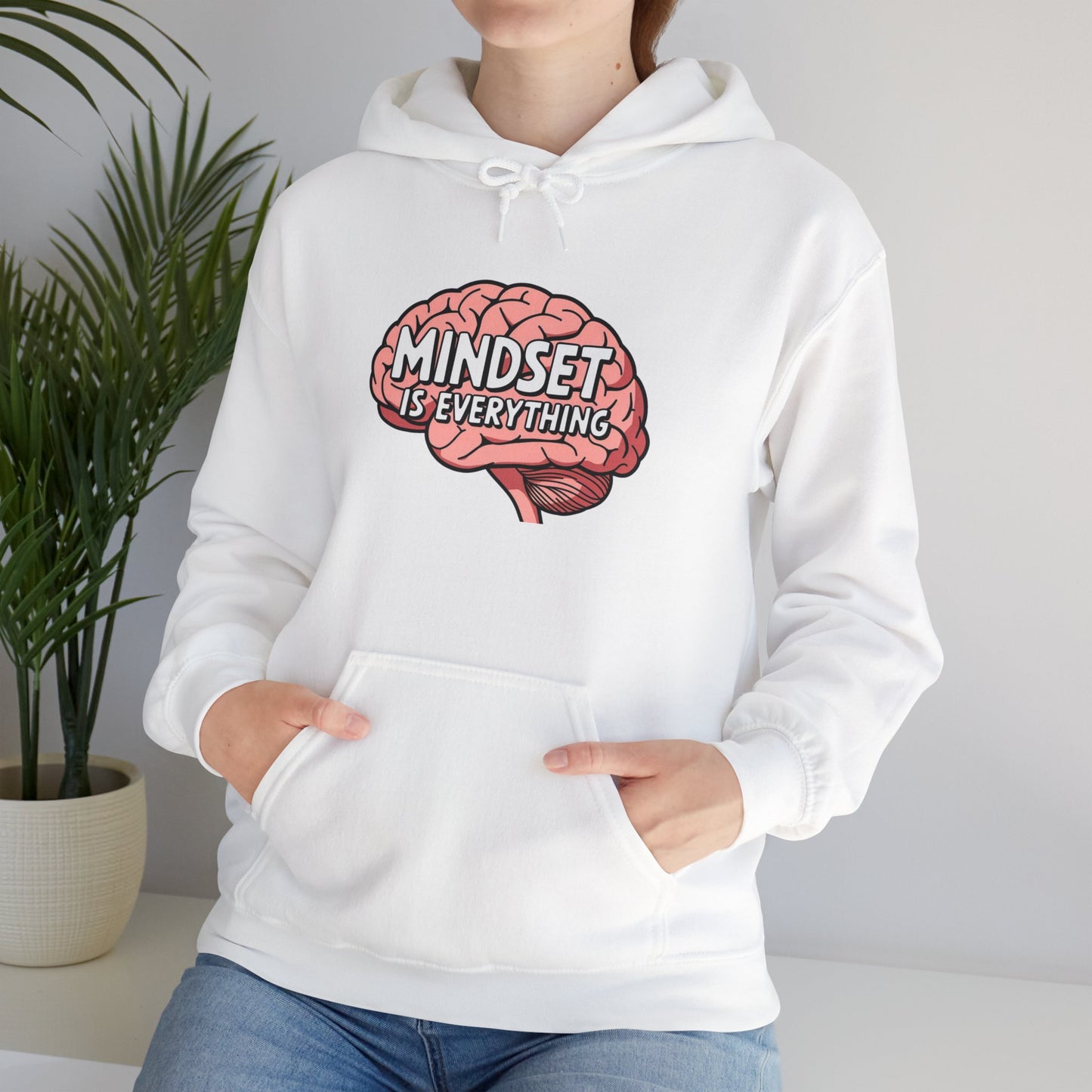 Mindset Is Everything Unisex Heavy Blend™ Hooded Sweatshirt Hoodie Gildan 18500