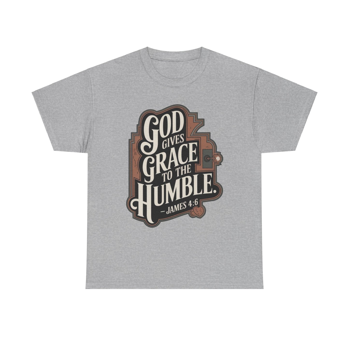 GOD Gives Grace To The Humble Unisex Heavy Cotton Tee