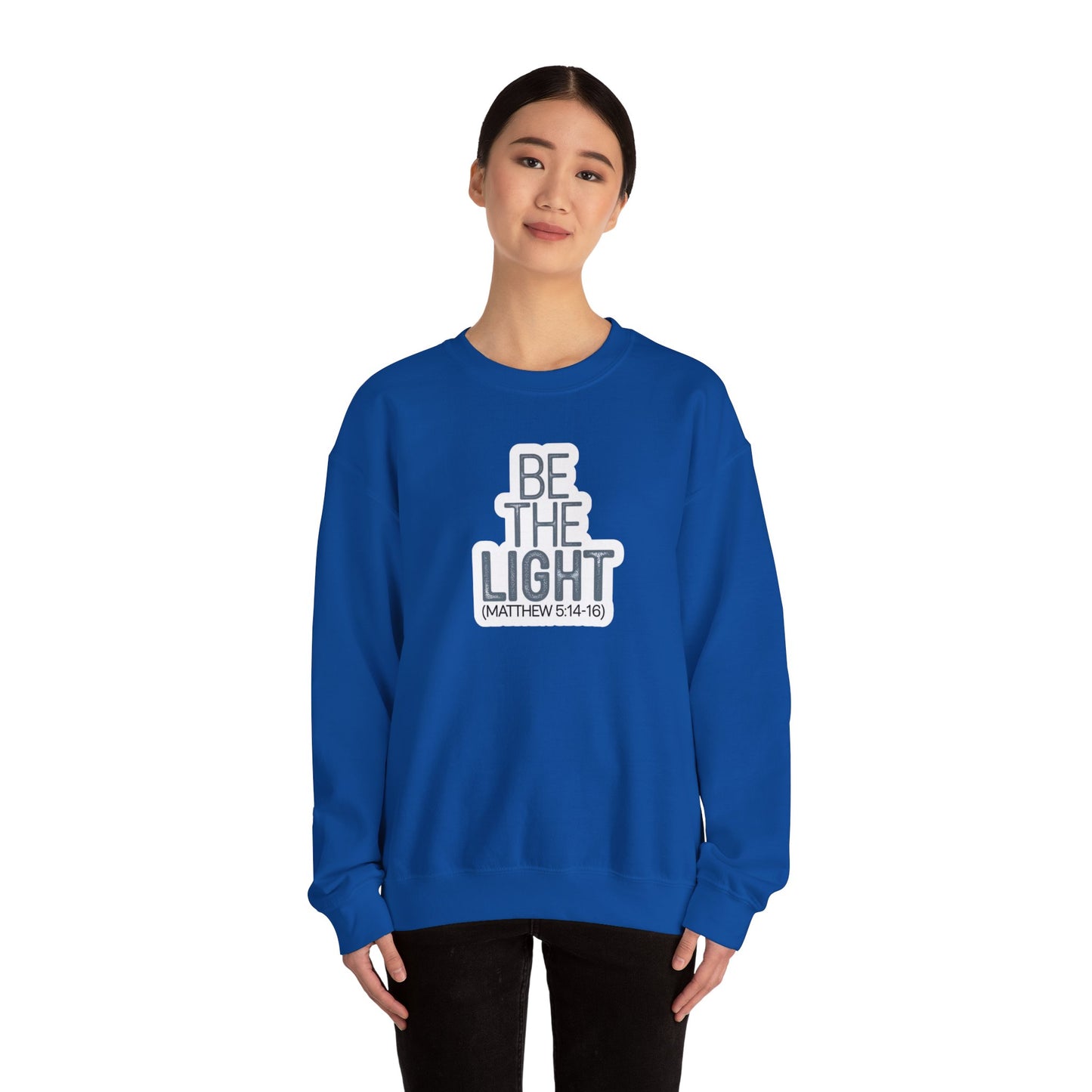 Be The Light Unisex Heavy Blend™ Crewneck Sweatshirt