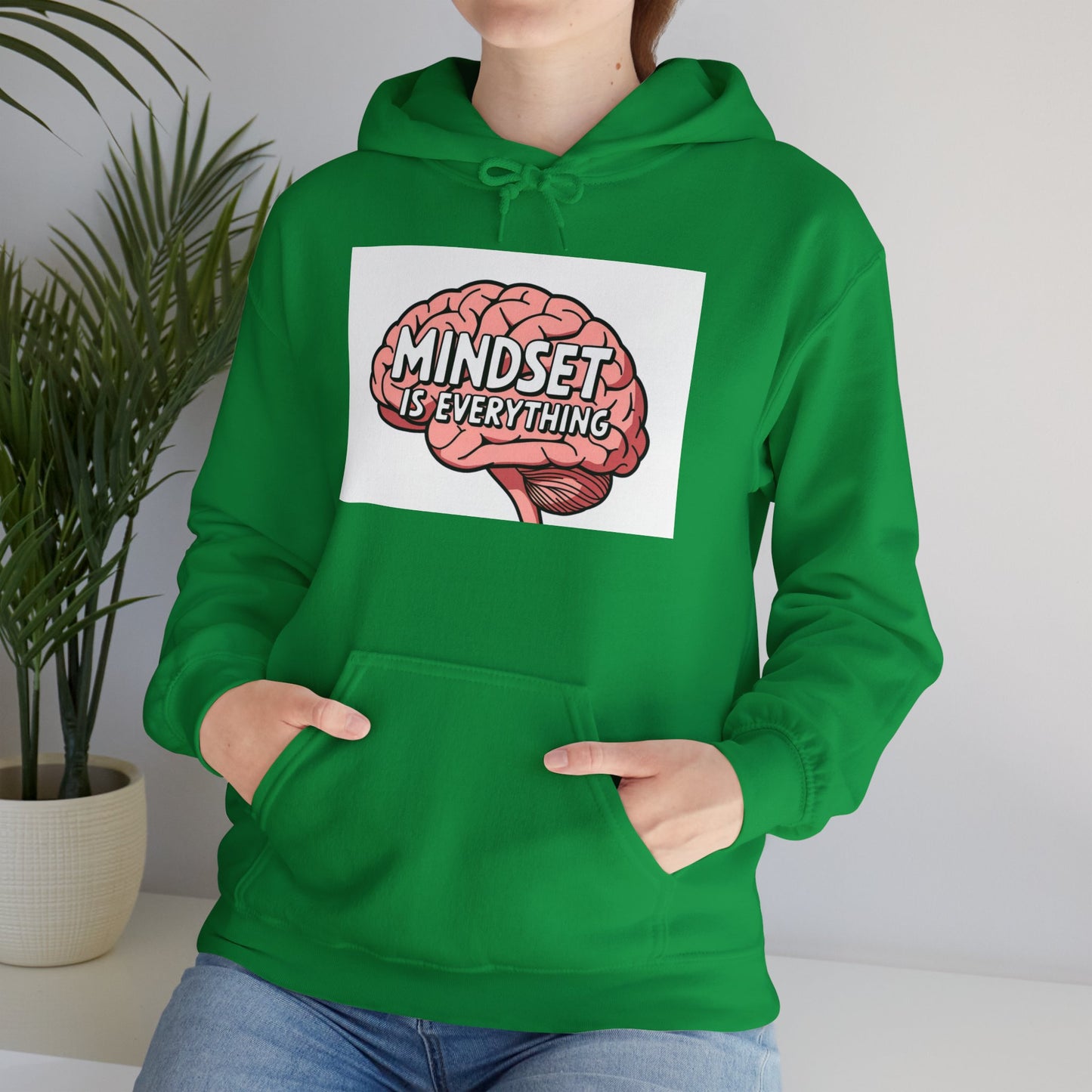 Mindset Is Everything Unisex Heavy Blend™ Hooded Sweatshirt Hoodie Gildan 18500