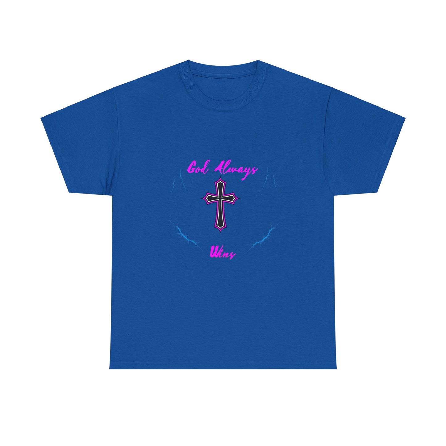 GOD always Wins Unisex Heavy Cotton Tee