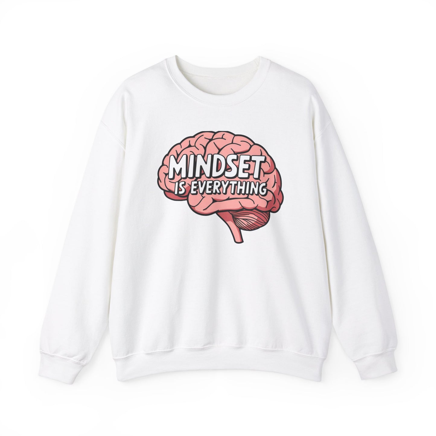 Mind Set Is Everything Unisex Heavy Blend™ Crewneck Sweatshirt Gildan 18000