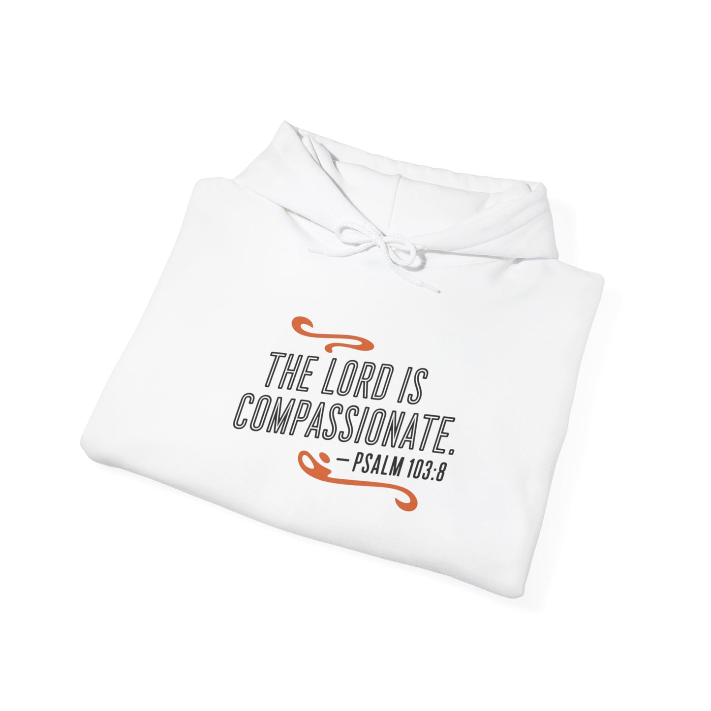 The LORD Is Compassionate  Unisex Heavy Blend™ Hooded Sweatshirt