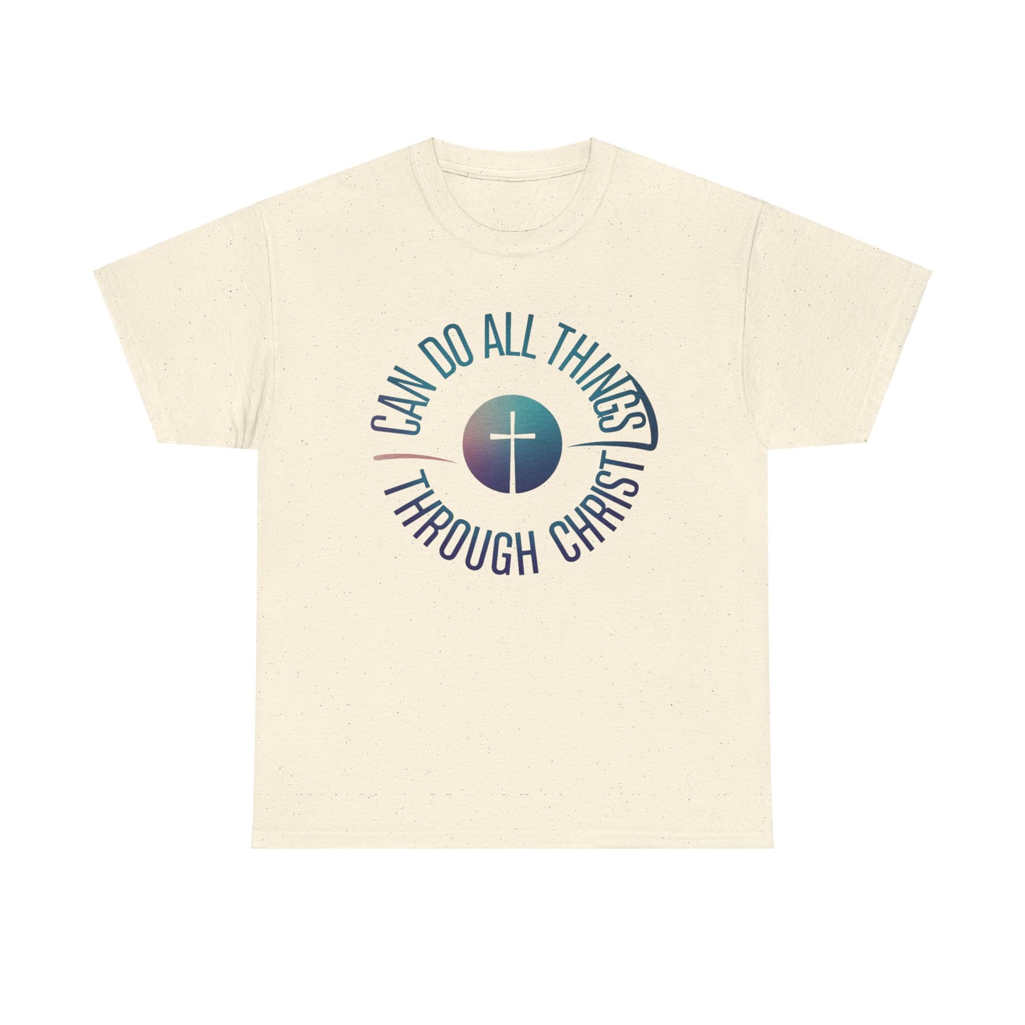 I Can Do All Things Through CHRIST Unisex Heavy Cotton Tee