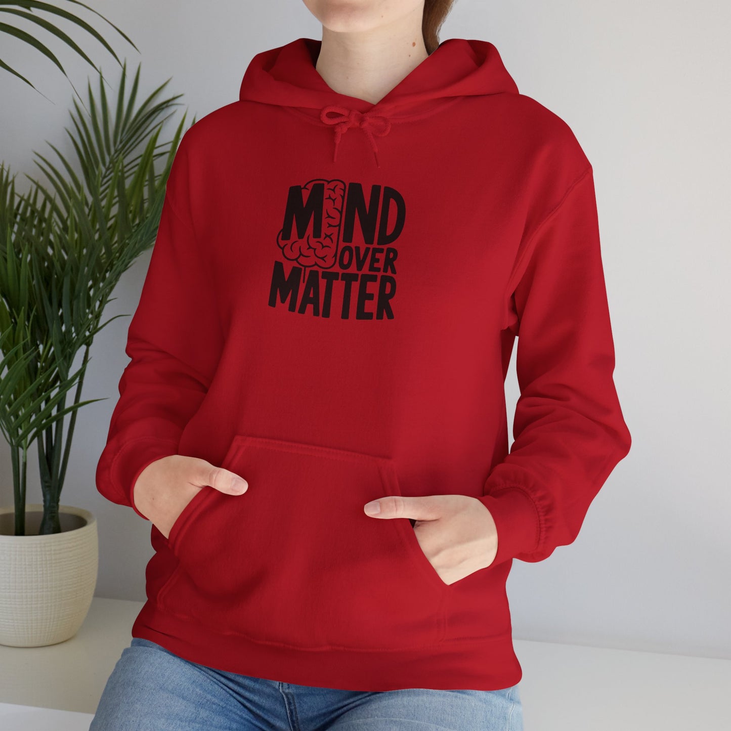 Mind Over Matter Hoodie Hooded Sweatshirt Gildan 18500