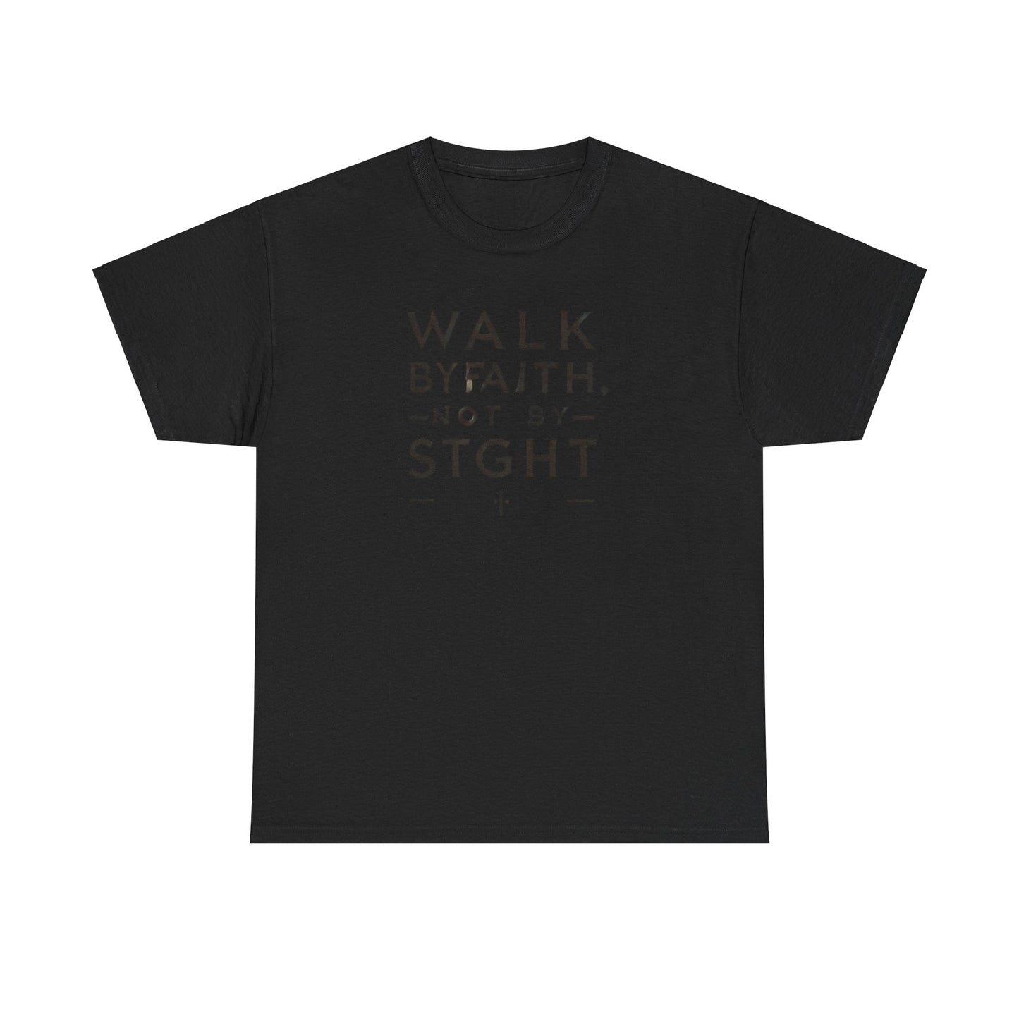 Walk By Faith, Not By Sight Unisex Heavy Cotton Tee