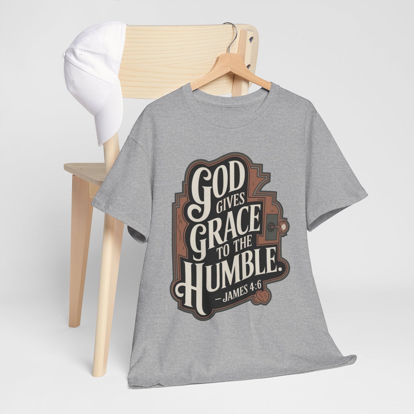 GOD Gives Grace To The Humble Unisex Heavy Cotton Tee