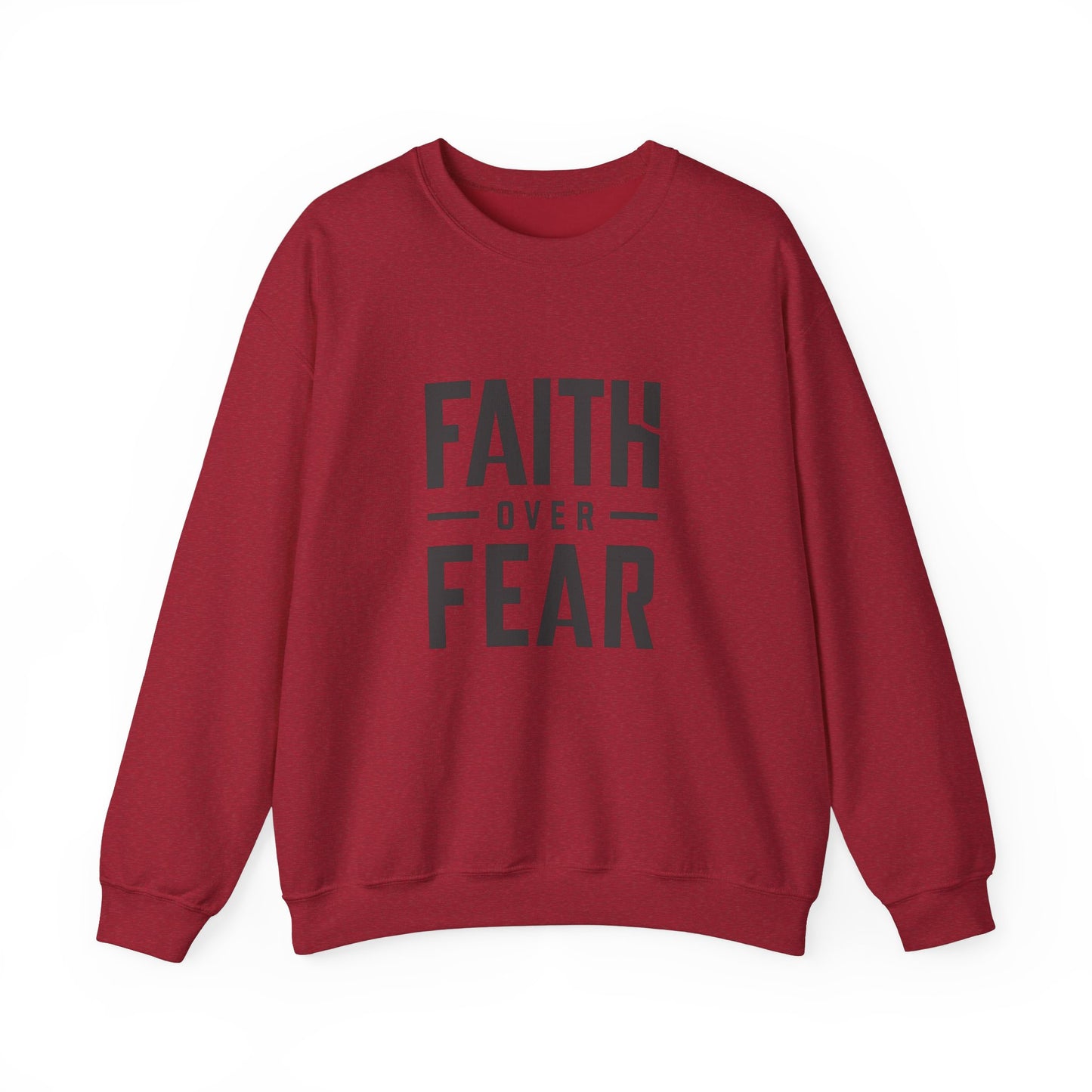 Faith Over Fear Unisex Heavy Blend™ Crewneck Sweatshirt