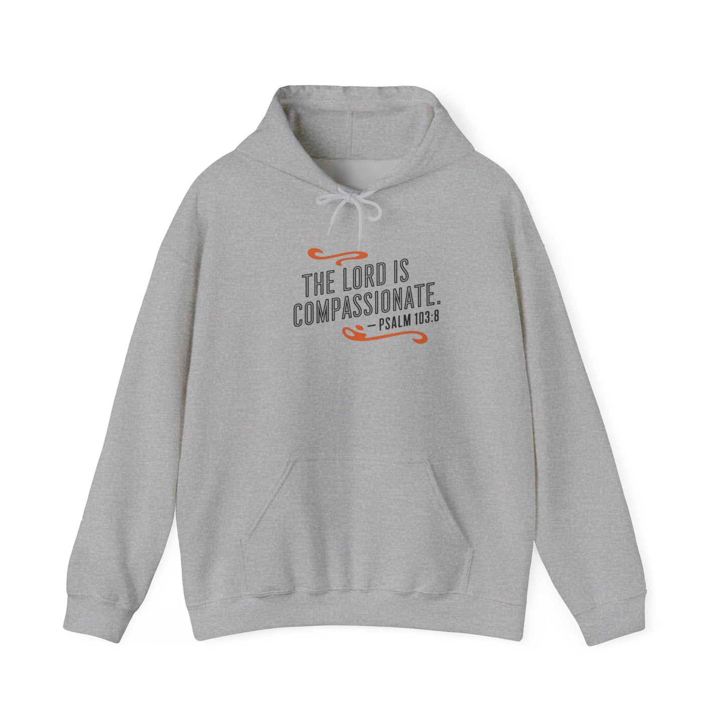 The LORD Is Compassionate  Unisex Heavy Blend™ Hooded Sweatshirt