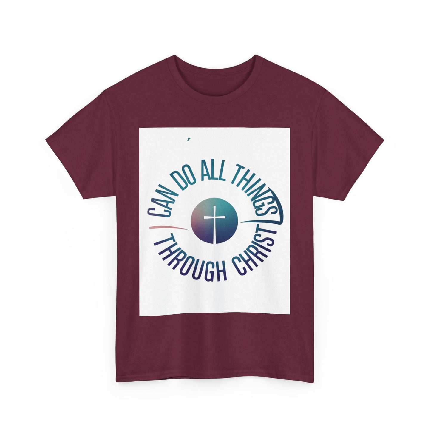 I Can Do All Things through Christ Unisex Heavy Cotton Tee