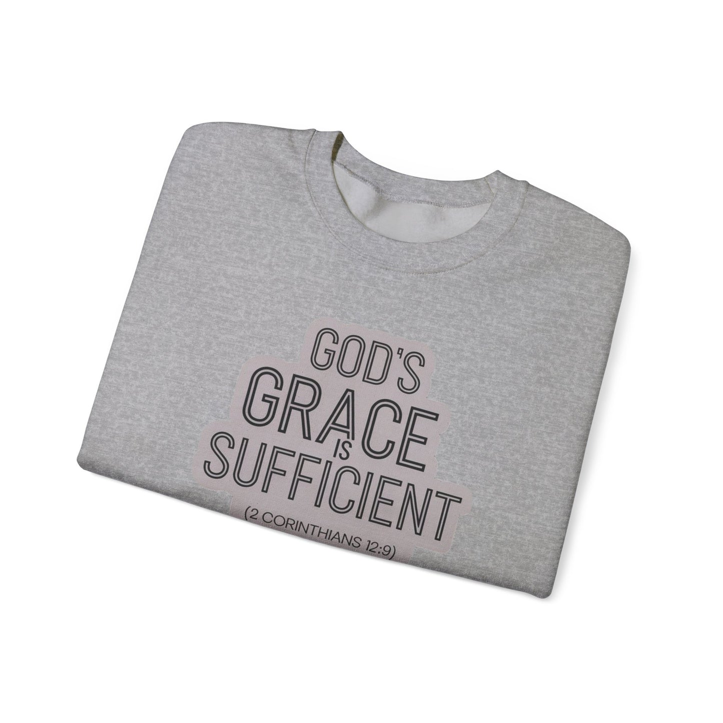 GODS Grace Is Sufficient Unisex Heavy Blend™ Crewneck Sweatshirt