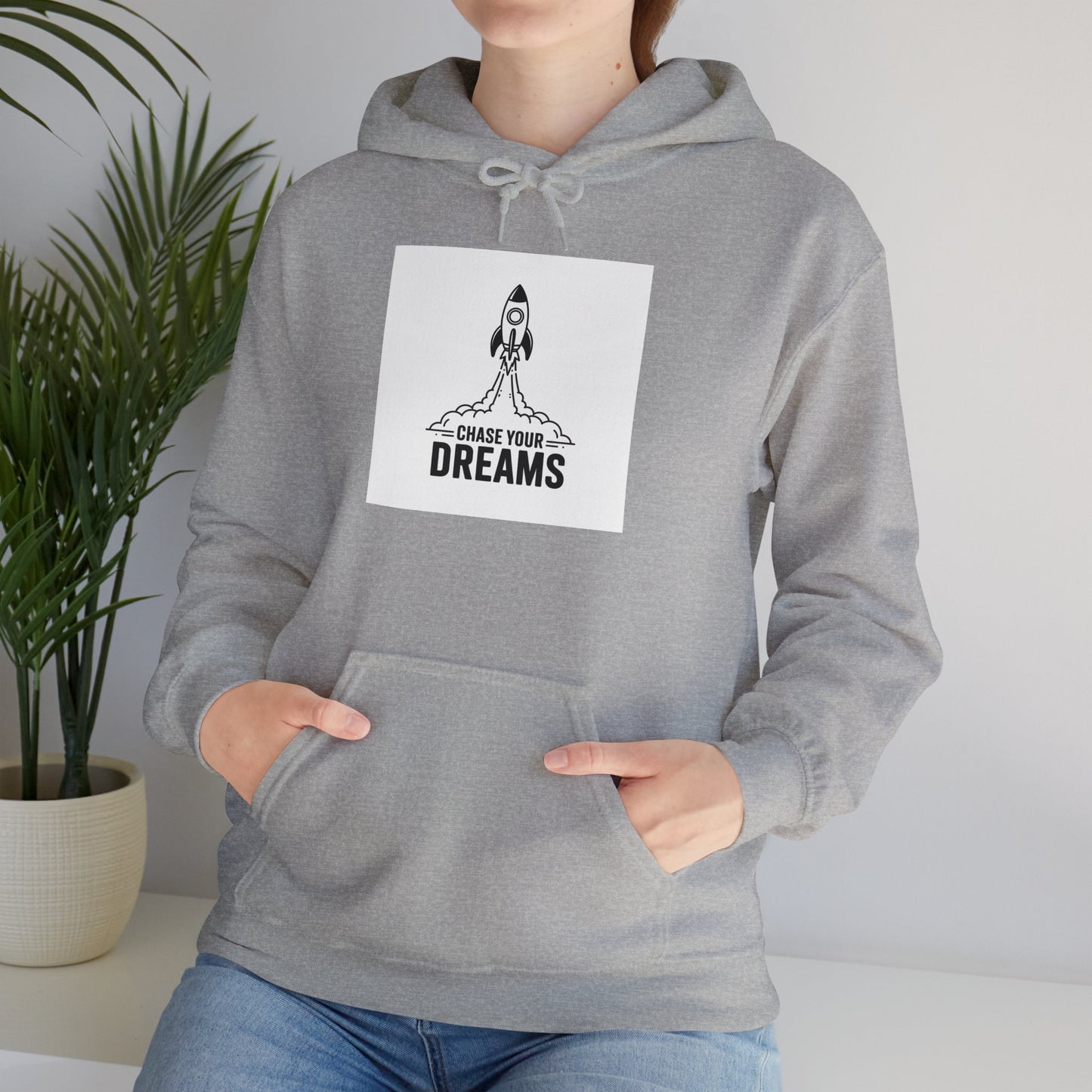 Chase Your Dreams Hooded Sweatshirt Hoodie Gildan 18500