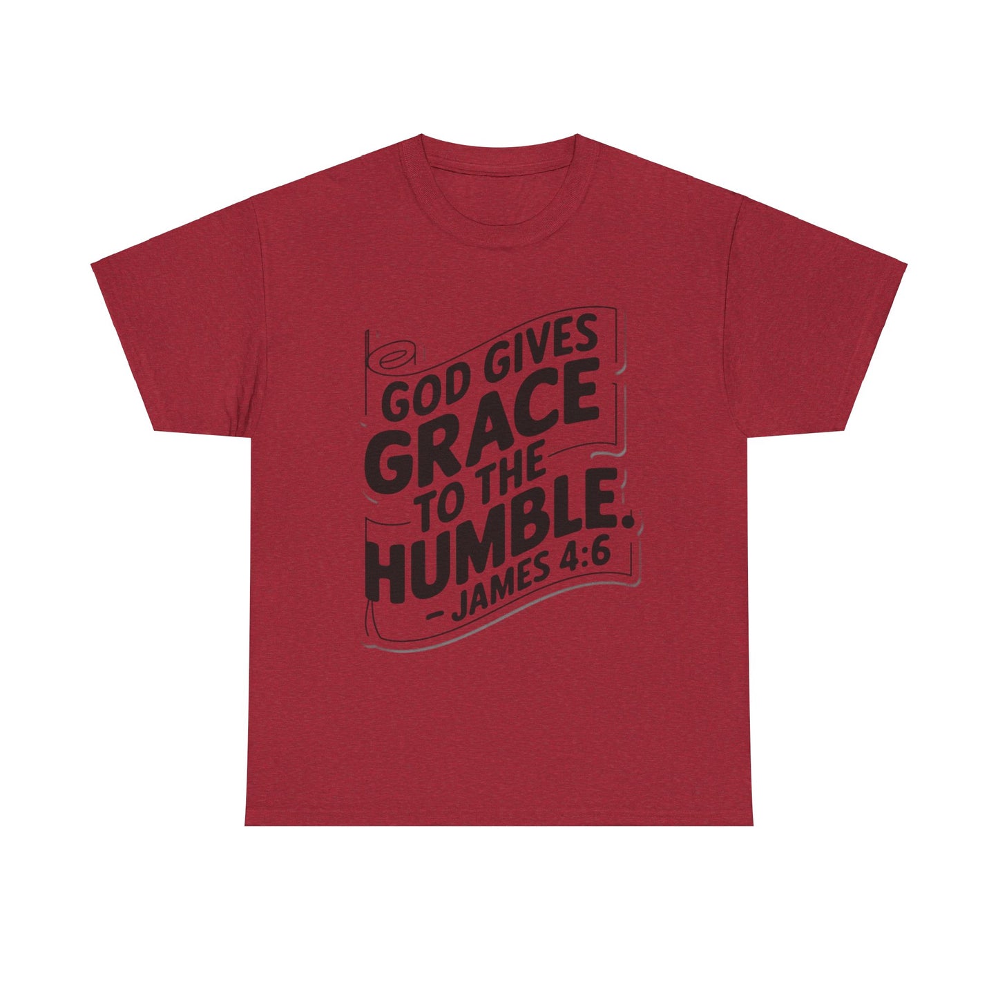 GOD Gives Grace To The Humble Unisex Heavy Cotton Tee