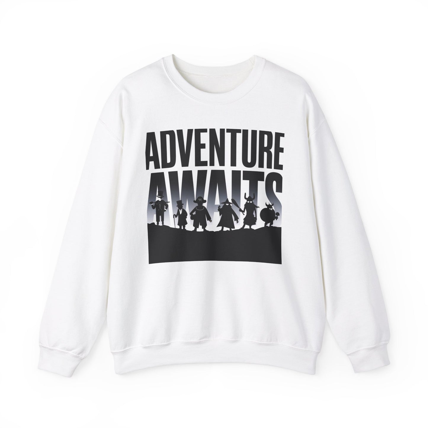 Adventure Awaits Sweatshirt Gildan 18000