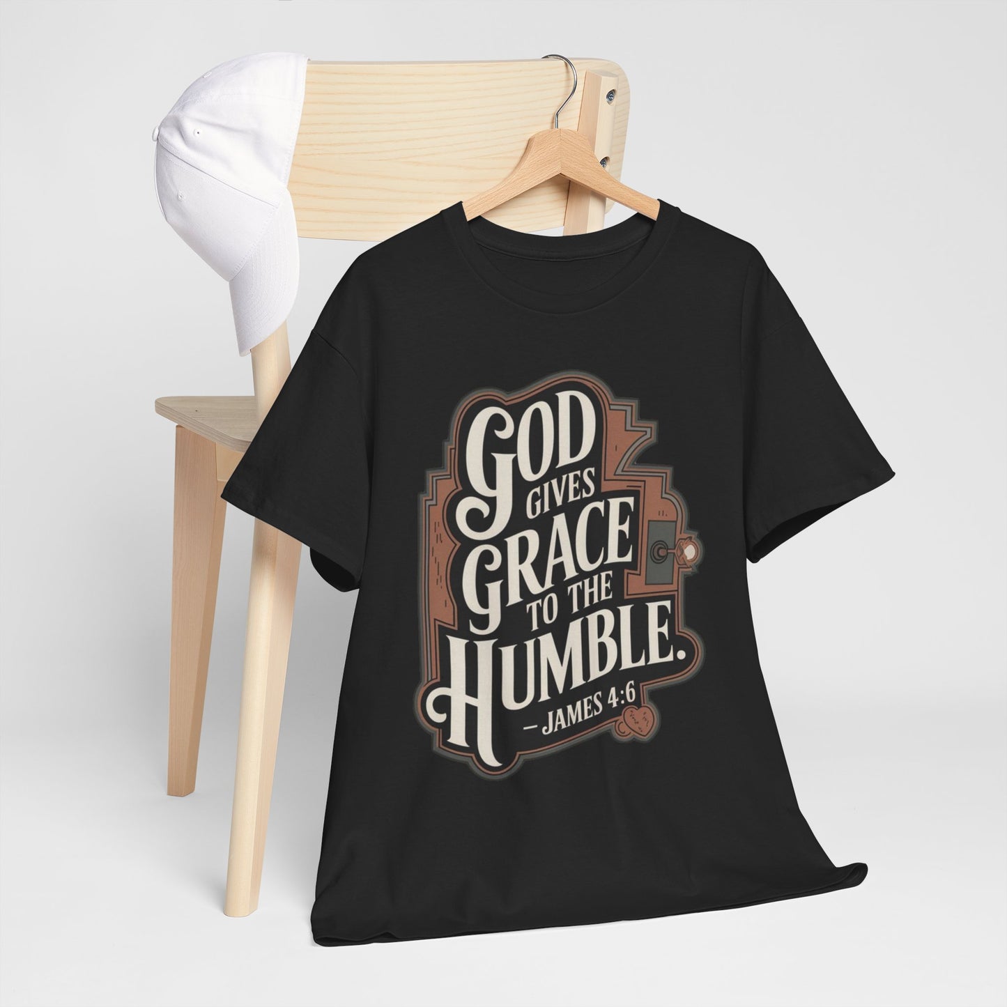 GOD Gives Grace To The Humble Unisex Heavy Cotton Tee