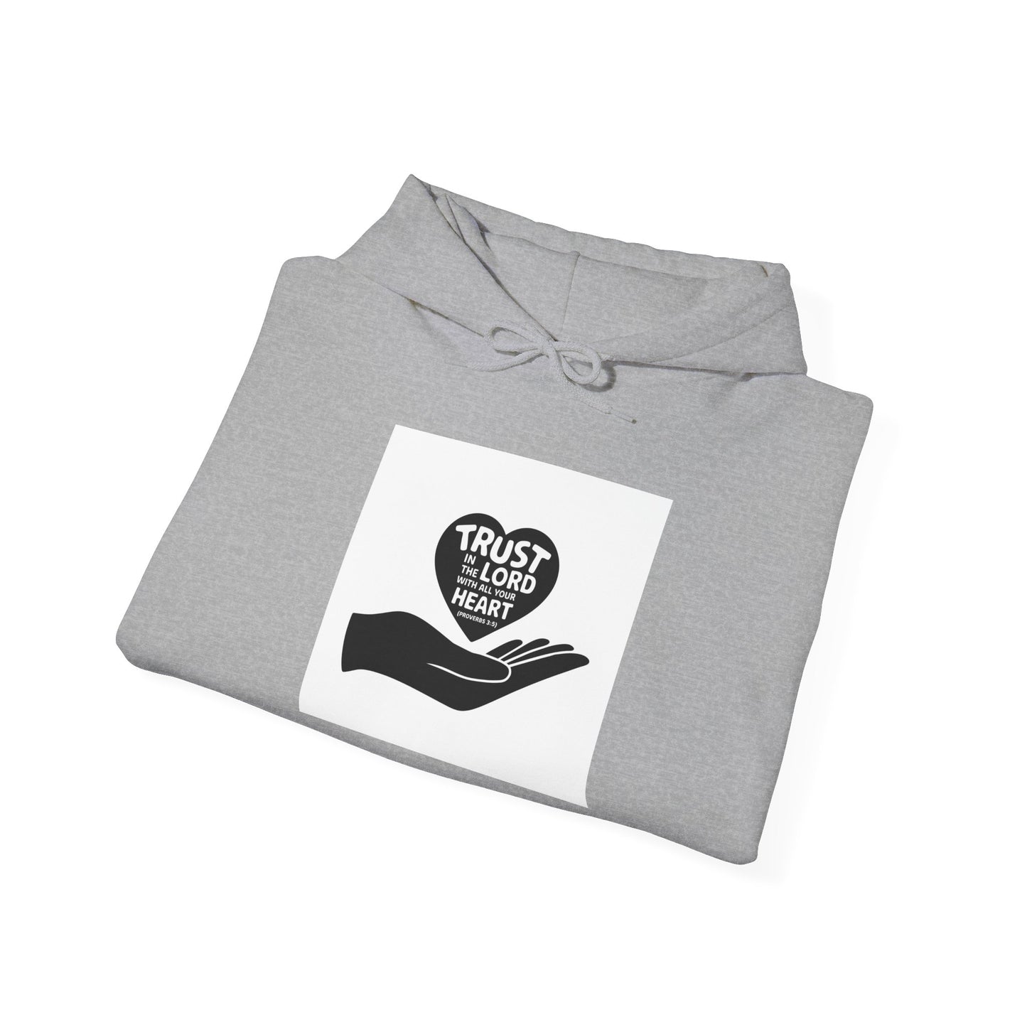 Trust In The LORD With All Your Heart Unisex Heavy Blend™ Hooded Sweatshirt