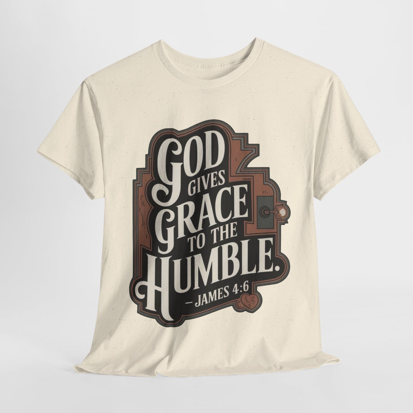 GOD Gives Grace To The Humble Unisex Heavy Cotton Tee