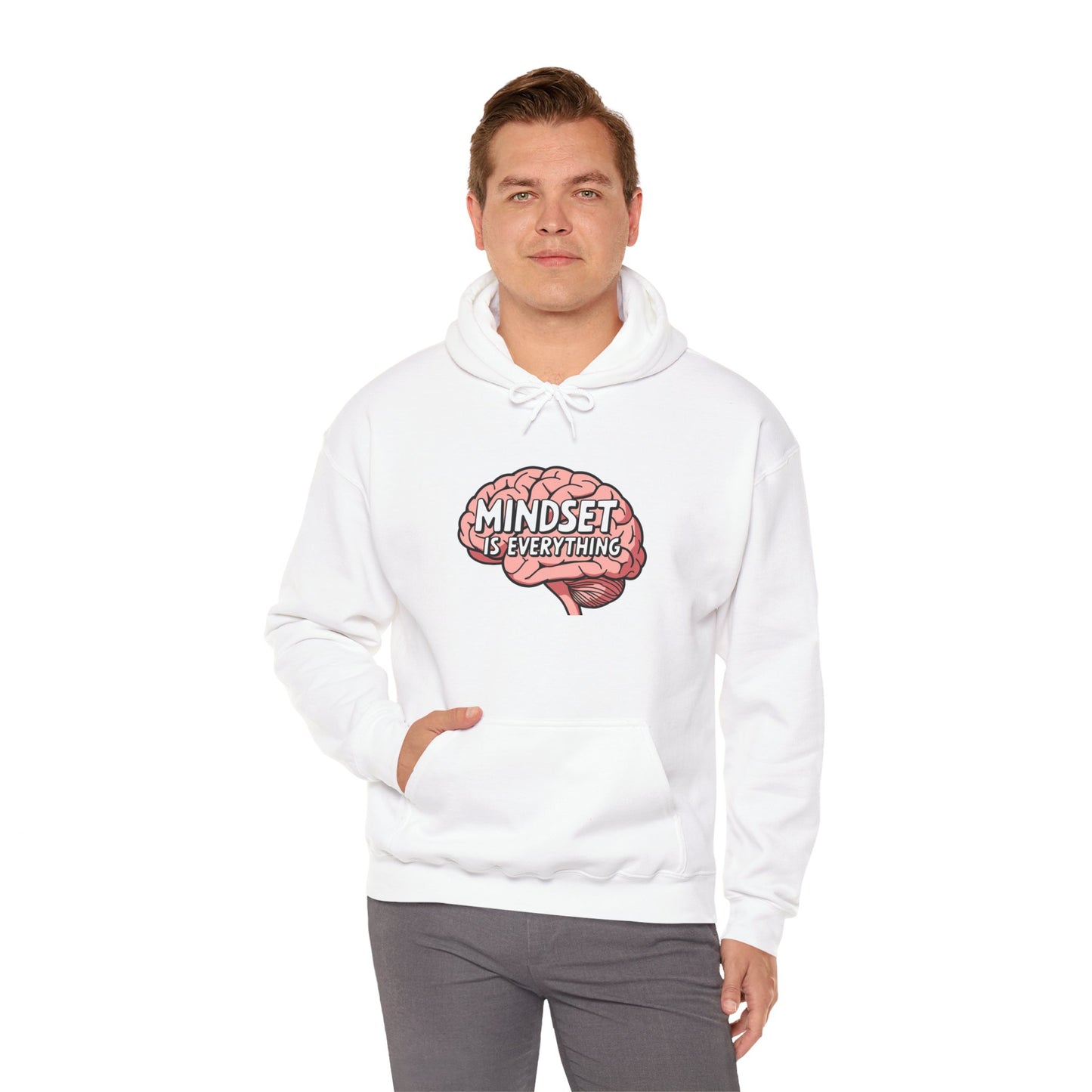 Mindset Is Everything Unisex Heavy Blend™ Hooded Sweatshirt Hoodie Gildan 18500