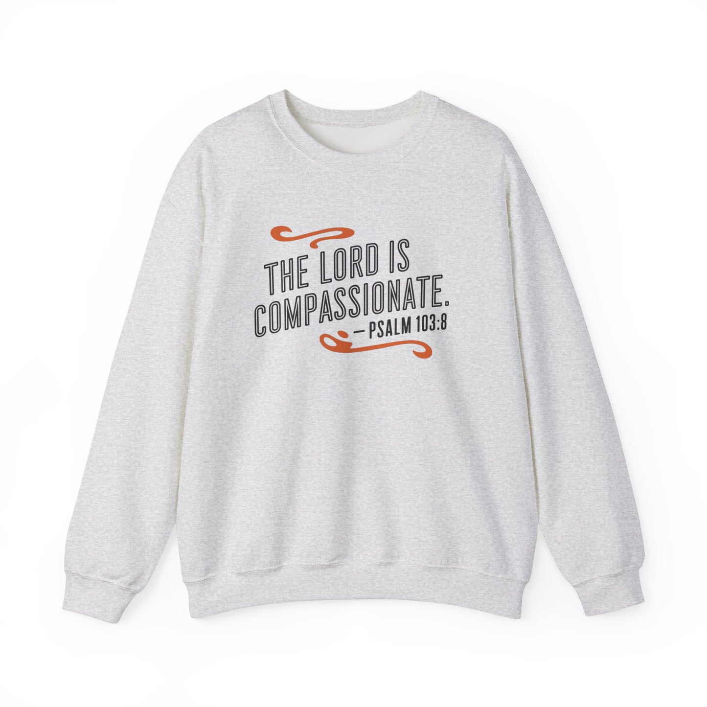 The LORD Is Compassionate Unisex Heavy Blend™ Crewneck Sweatshirt