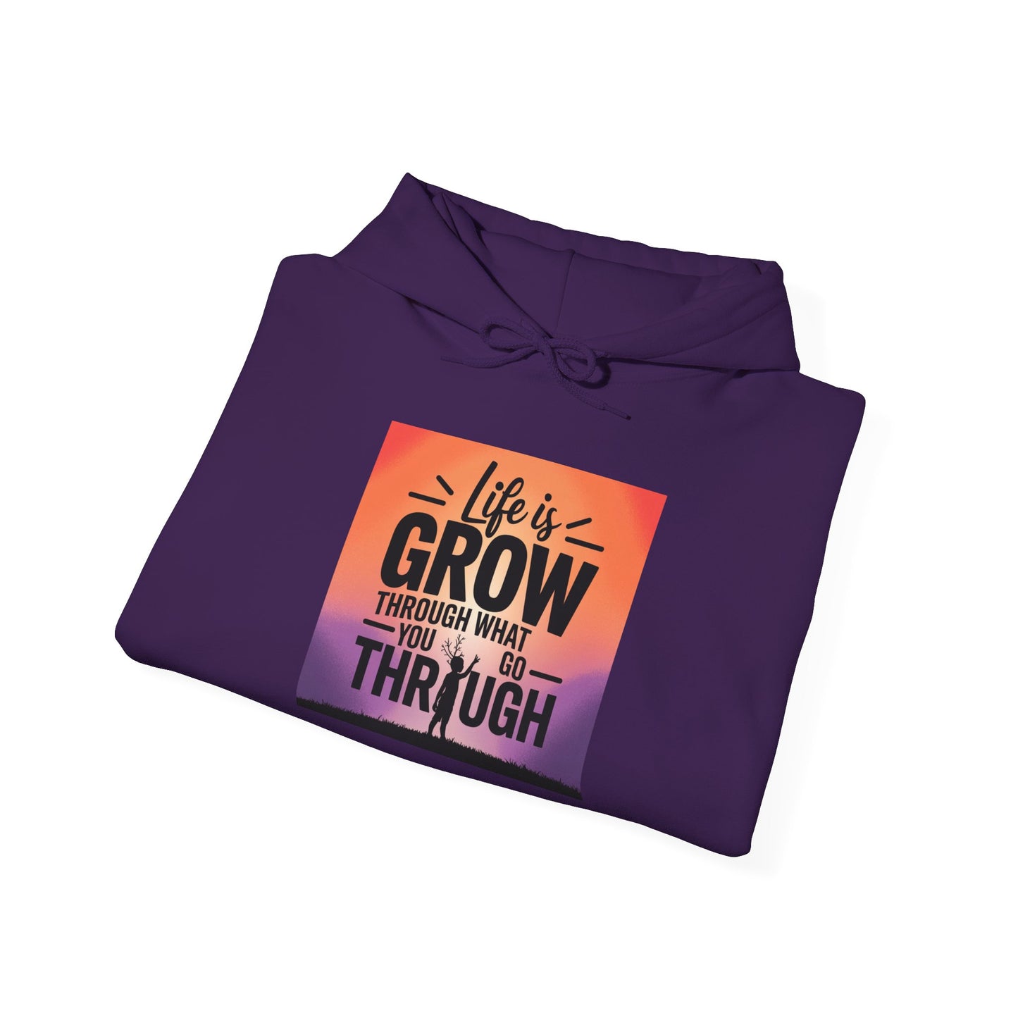 Growth Mindset Hoodie Hooded Sweatshirt Gildan 18500