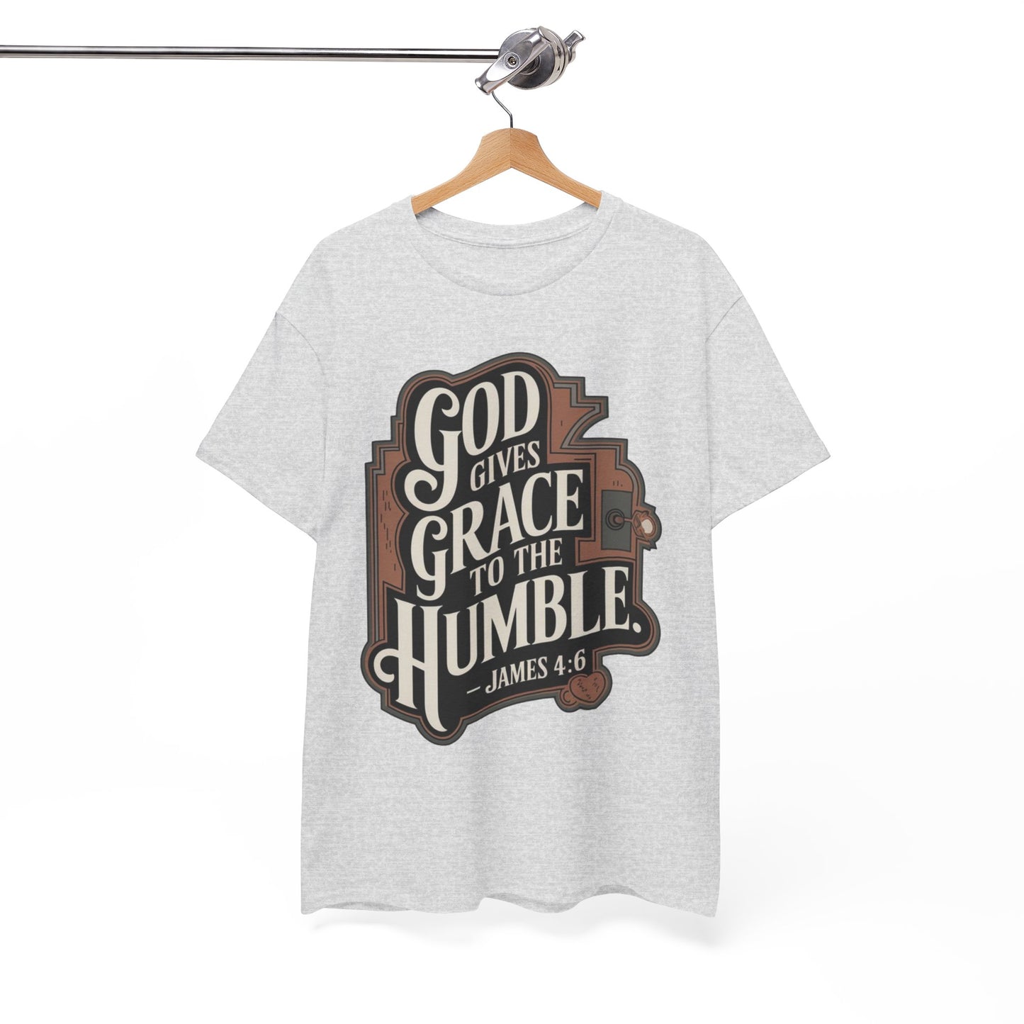 GOD Gives Grace To The Humble Unisex Heavy Cotton Tee