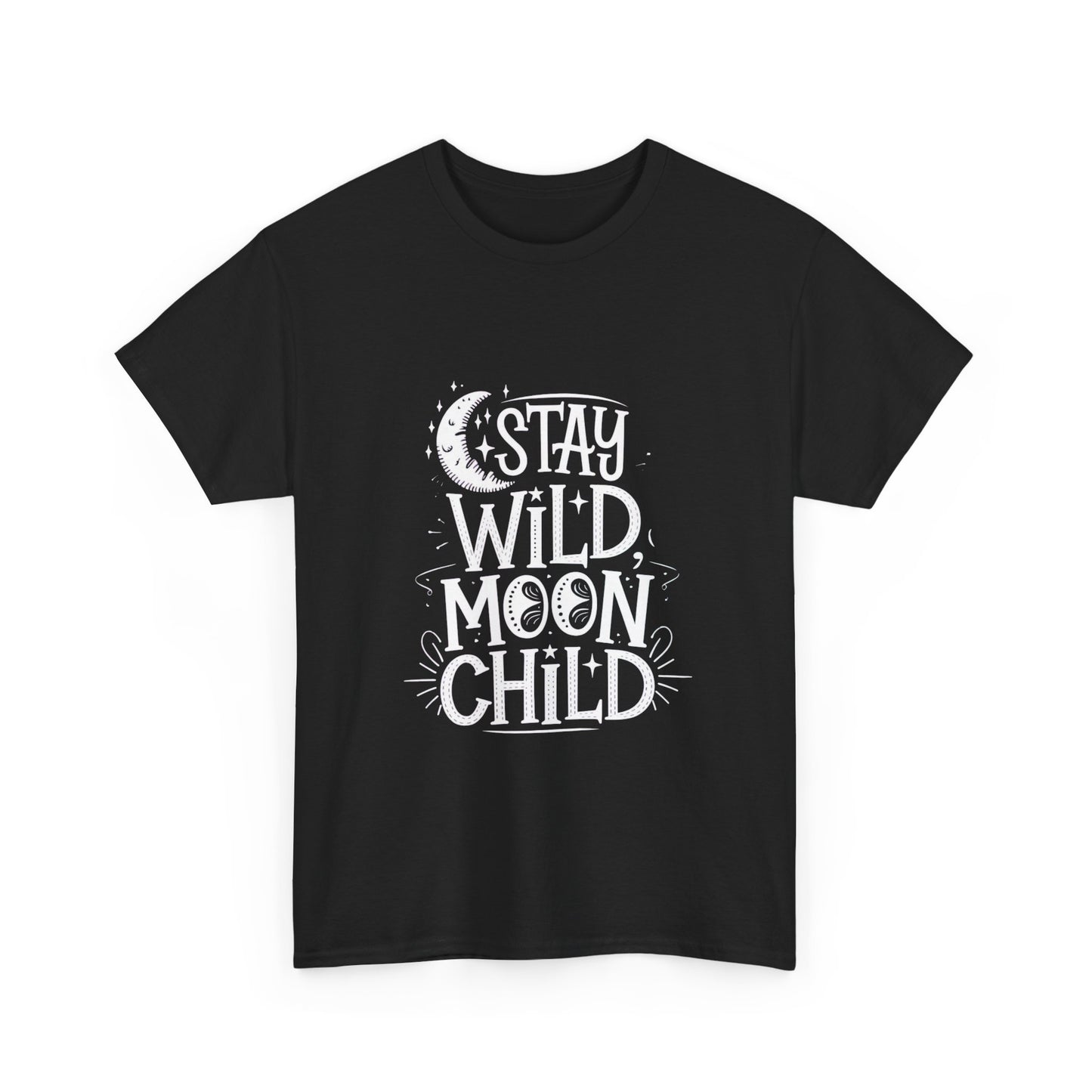 Stay Wild Moon Child Unisex Heavy Cotton Tee