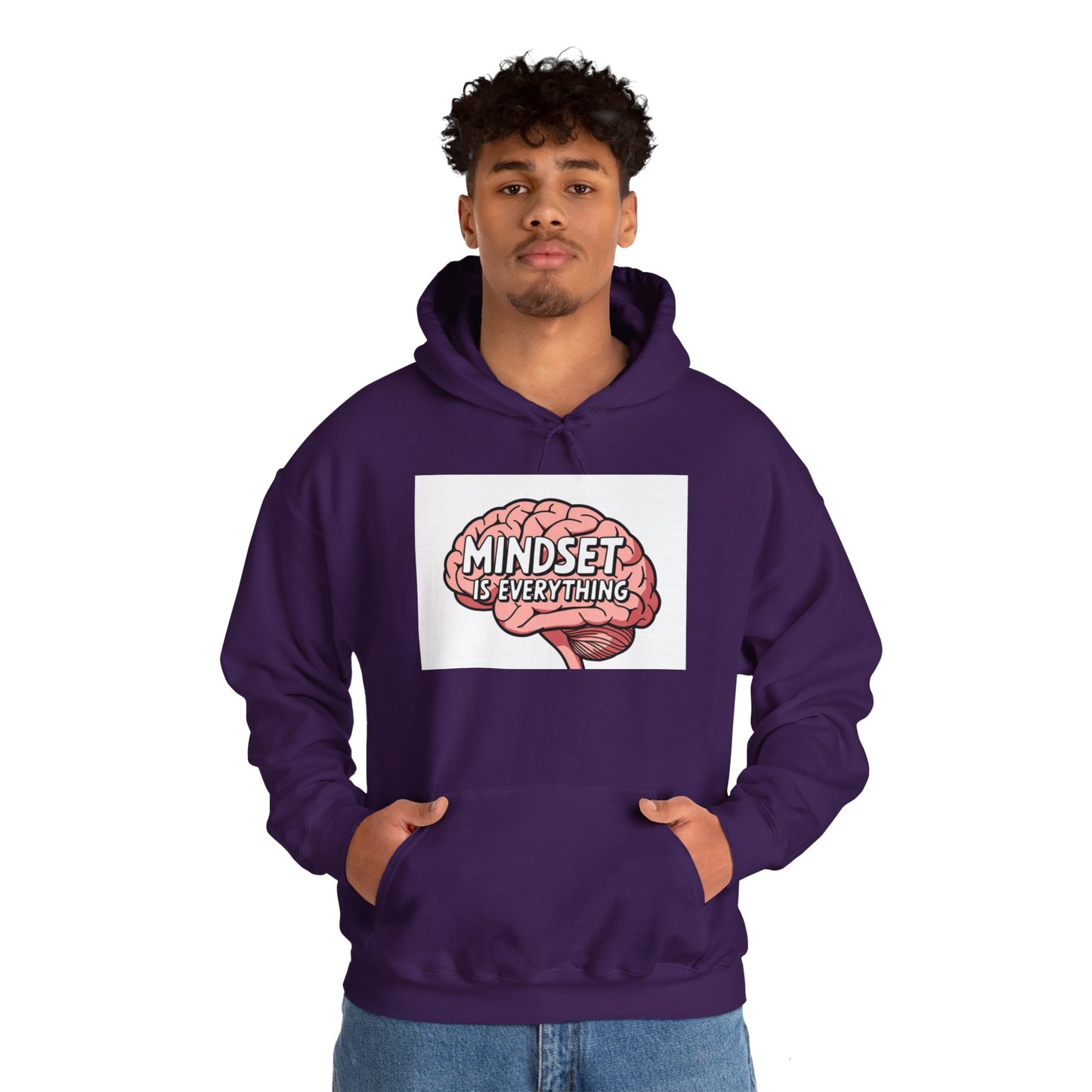 Mindset Is Everything Unisex Heavy Blend™ Hooded Sweatshirt Hoodie Gildan 18500