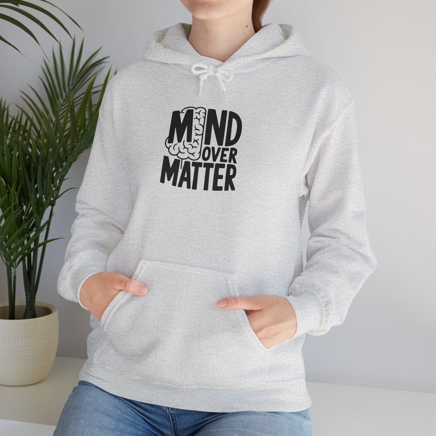 Mind Over Matter Hoodie Hooded Sweatshirt Gildan 18500