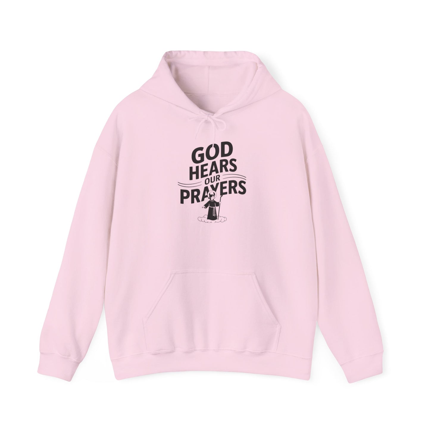 God Hears Our Prayers Unisex Heavy Blend™ Hooded Sweatshirt