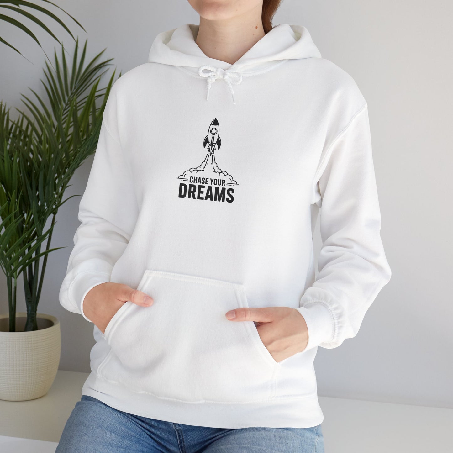 Chase Your Dreams Hooded Sweatshirt Hoodie Gildan 18500